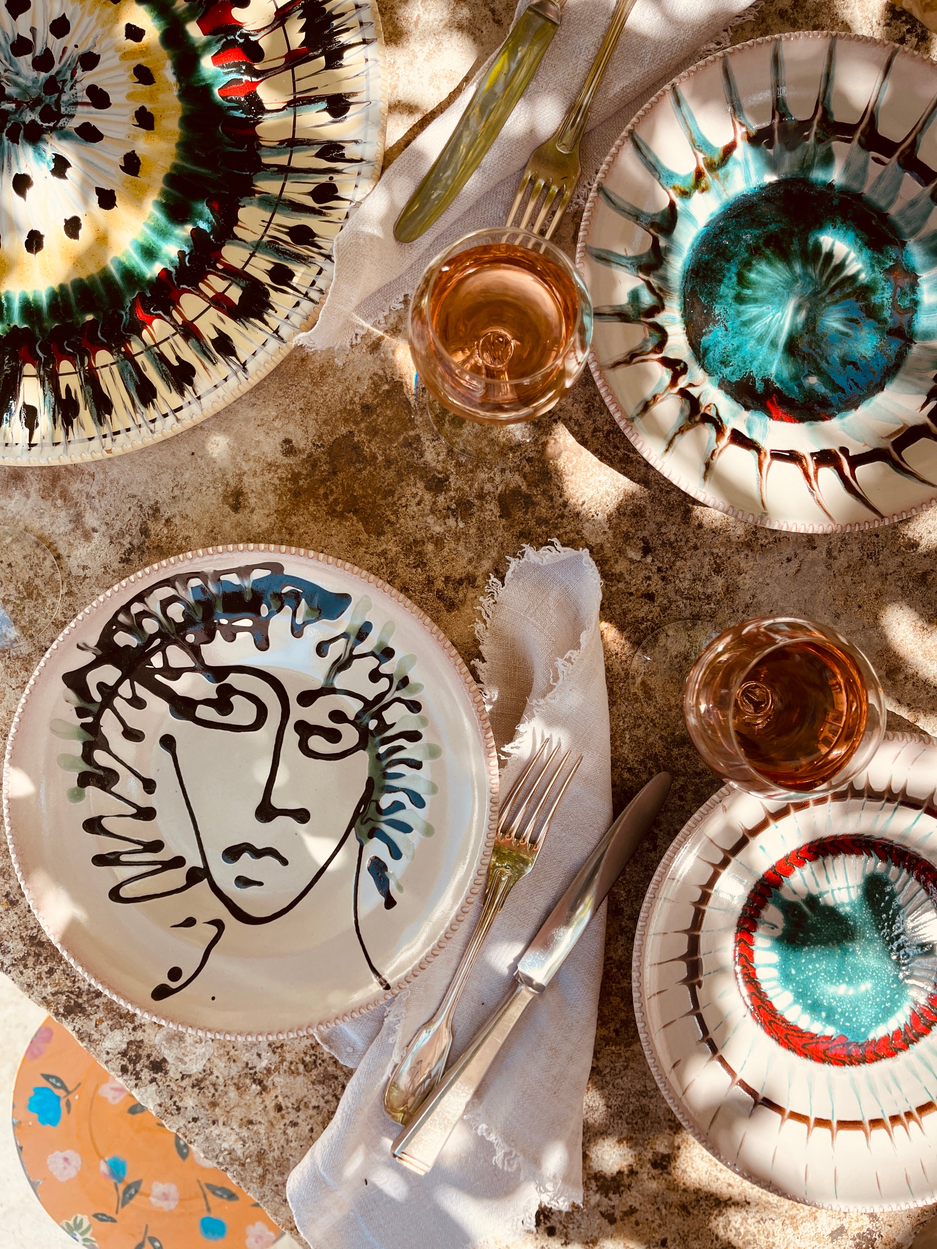 Artful mix & match: unique table creations from Studio Riviera