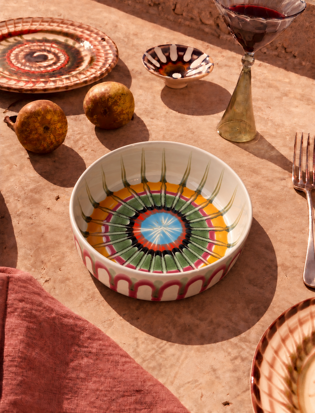 Handgemachte Schale aus Süditalien "Lido Bowl Riviera"