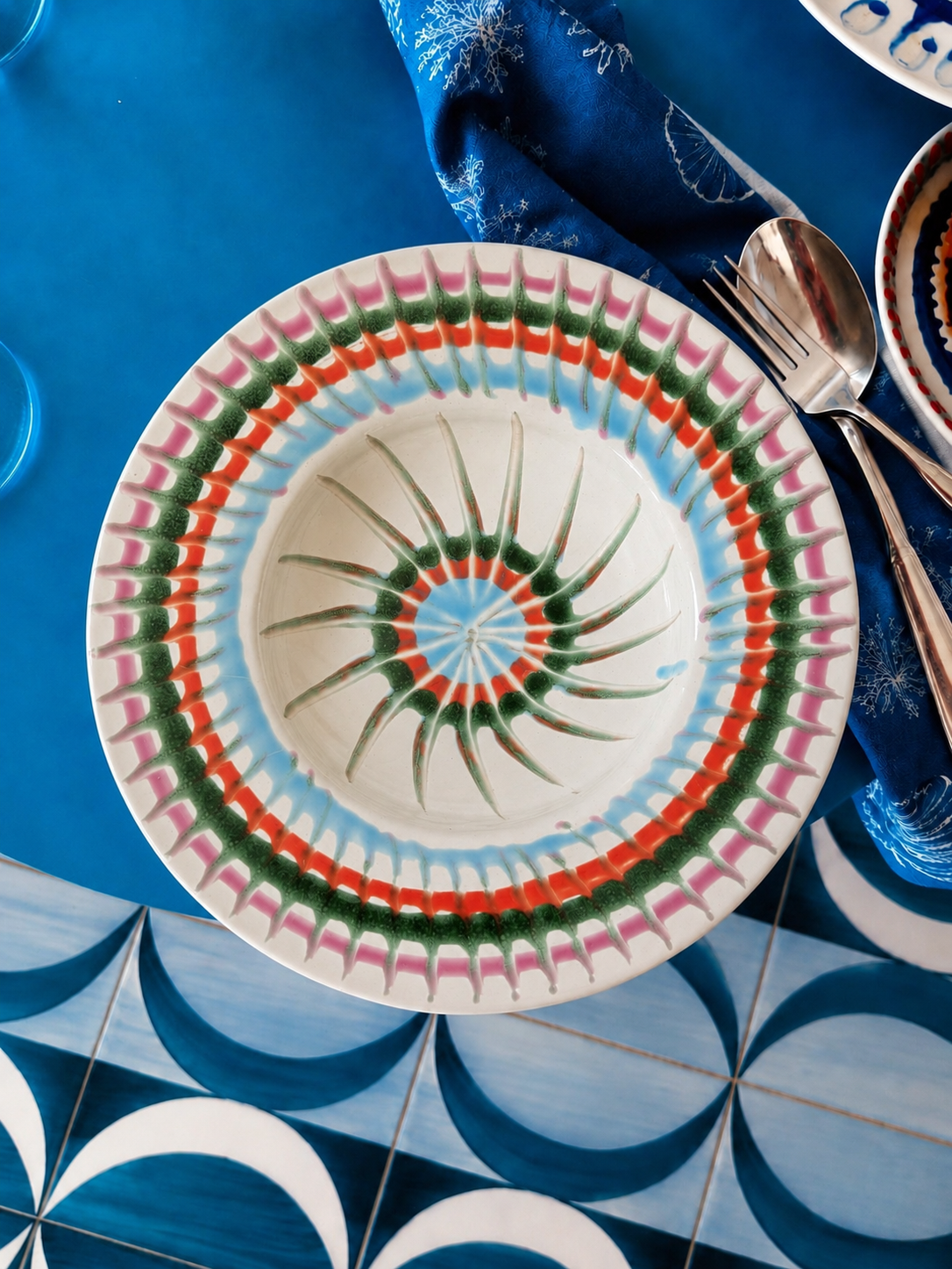 Handmade Italian Pasta Bowl 25 cm | Cappello di Prete