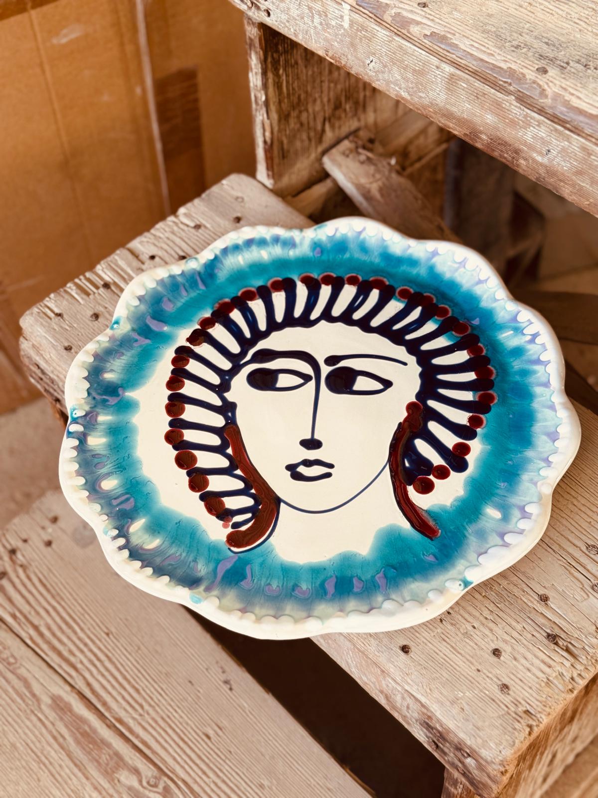 Psychodelic & Viso Servierteller "Casina Trovanza" EINZELSTÜCK