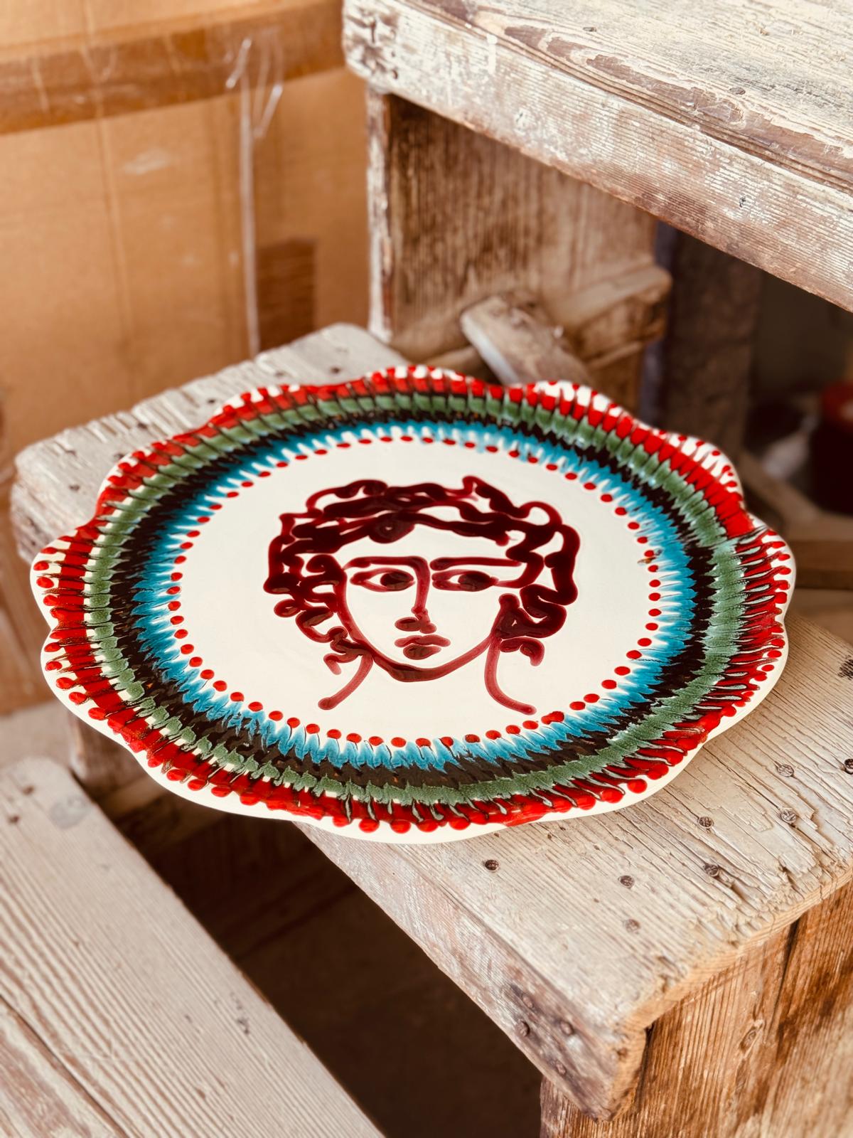 Psychodelic & Viso Servierteller "Casina Trovanza" EINZELSTÜCK