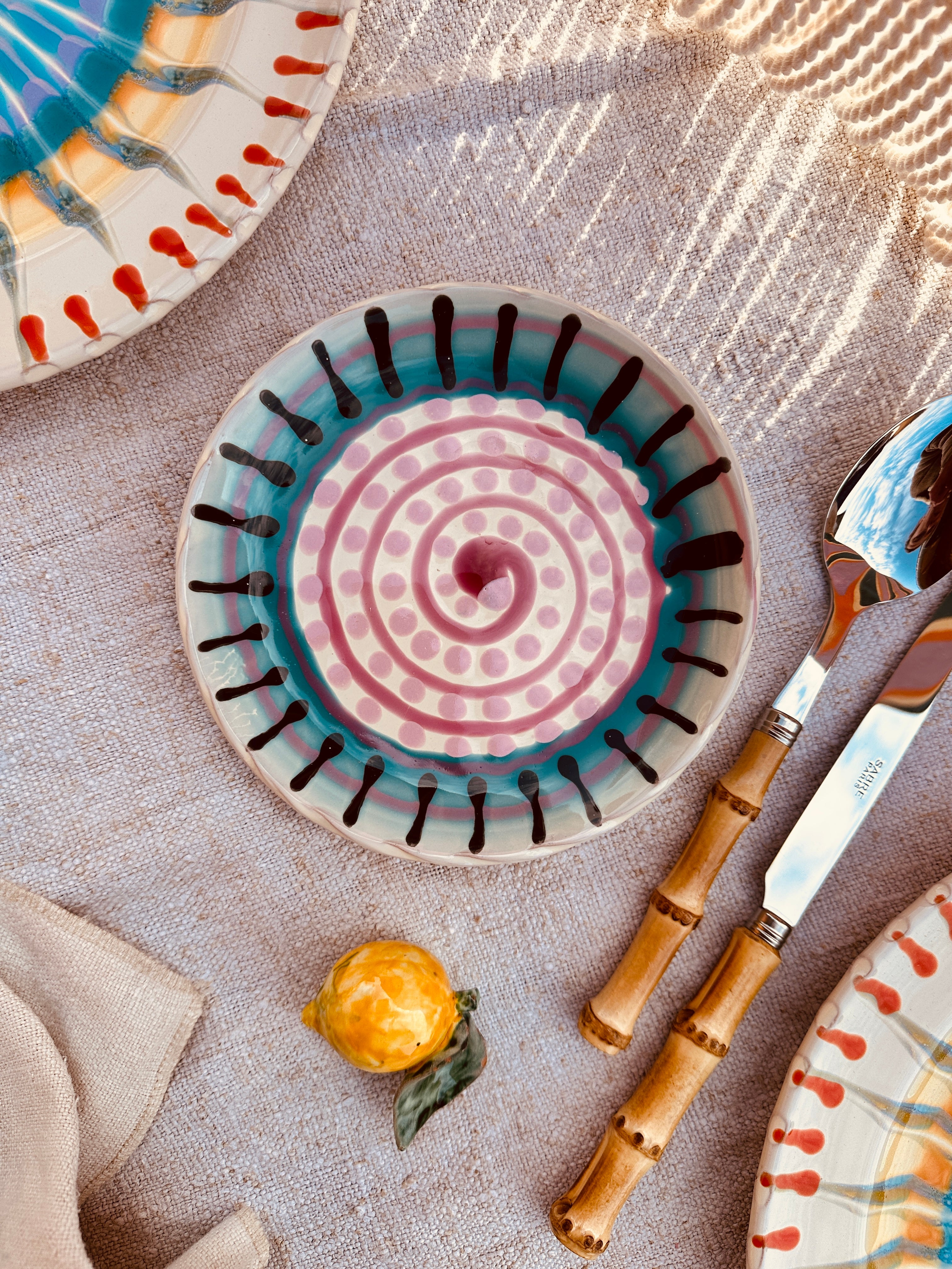 Psychodelic Brotteller Plate - 16cm "Little Puglia 1969"