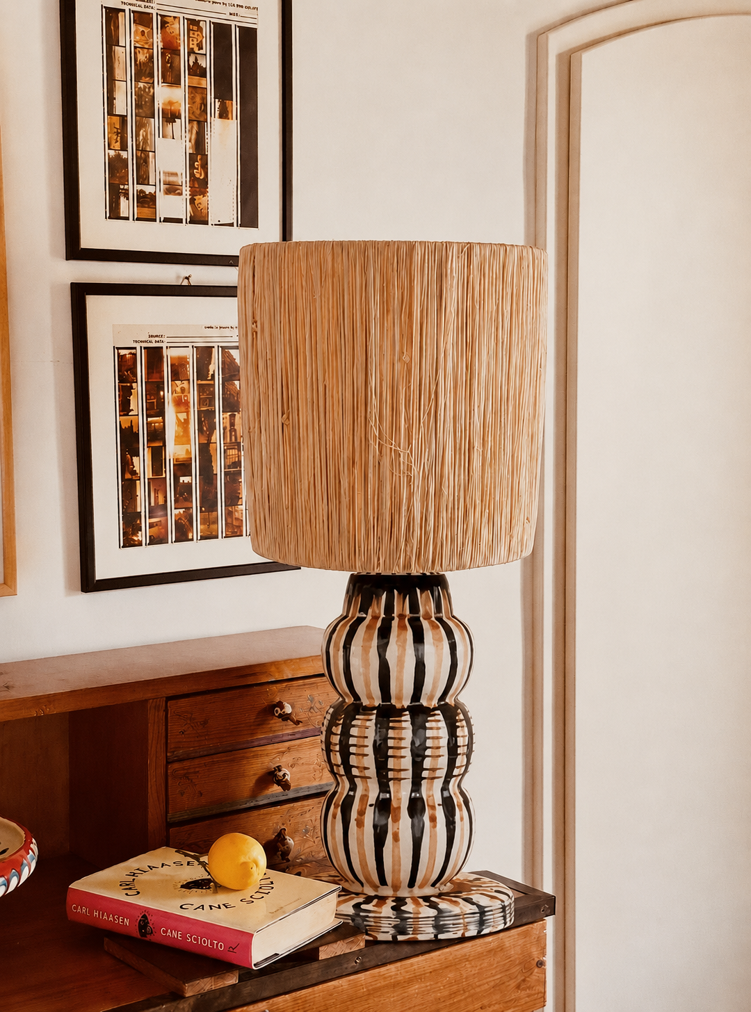 Lampe "Grand Hotel Bella Bella Napoli" - 67cm