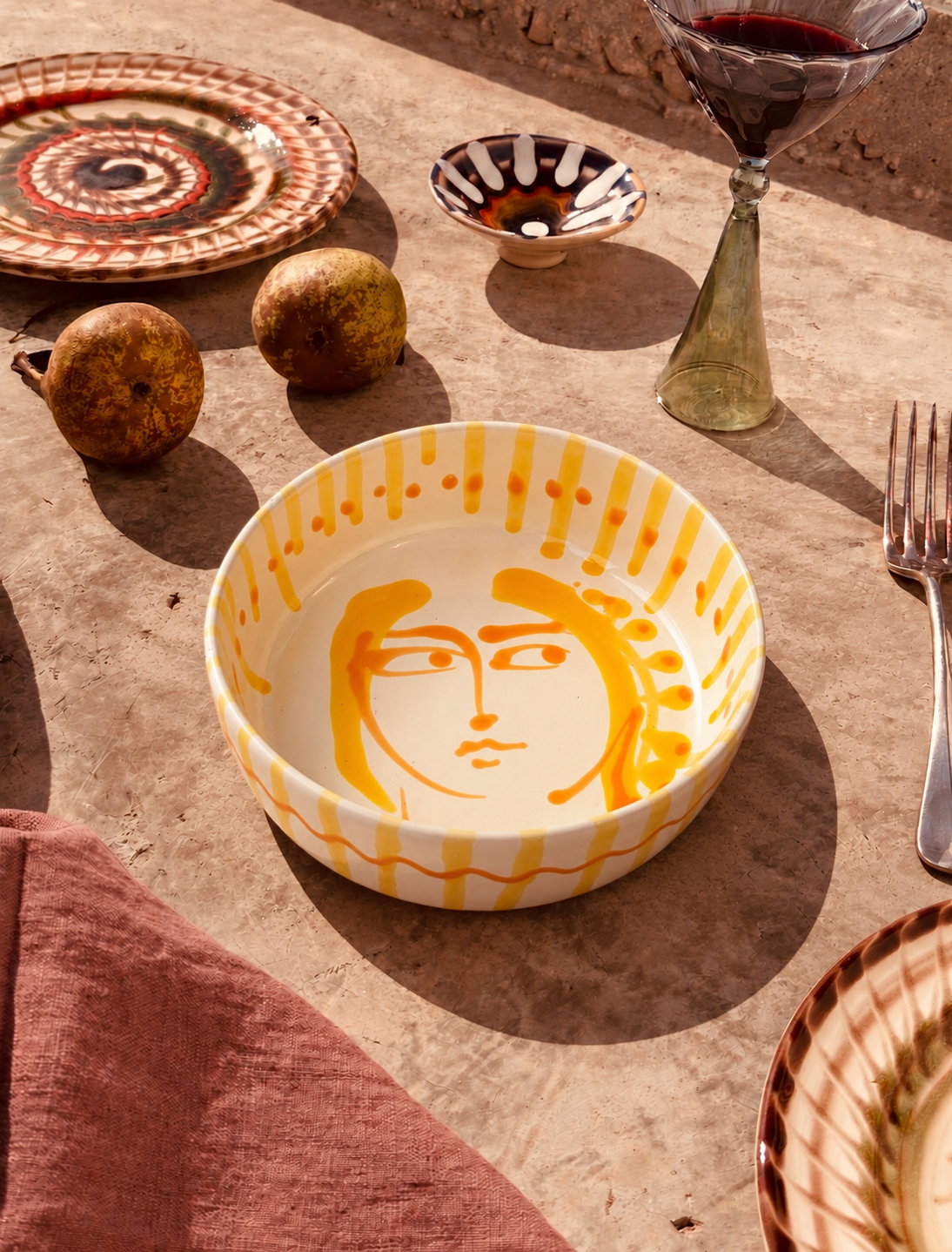 Handgemachte Schale aus Süditalien "Lido Bowl Riviera"