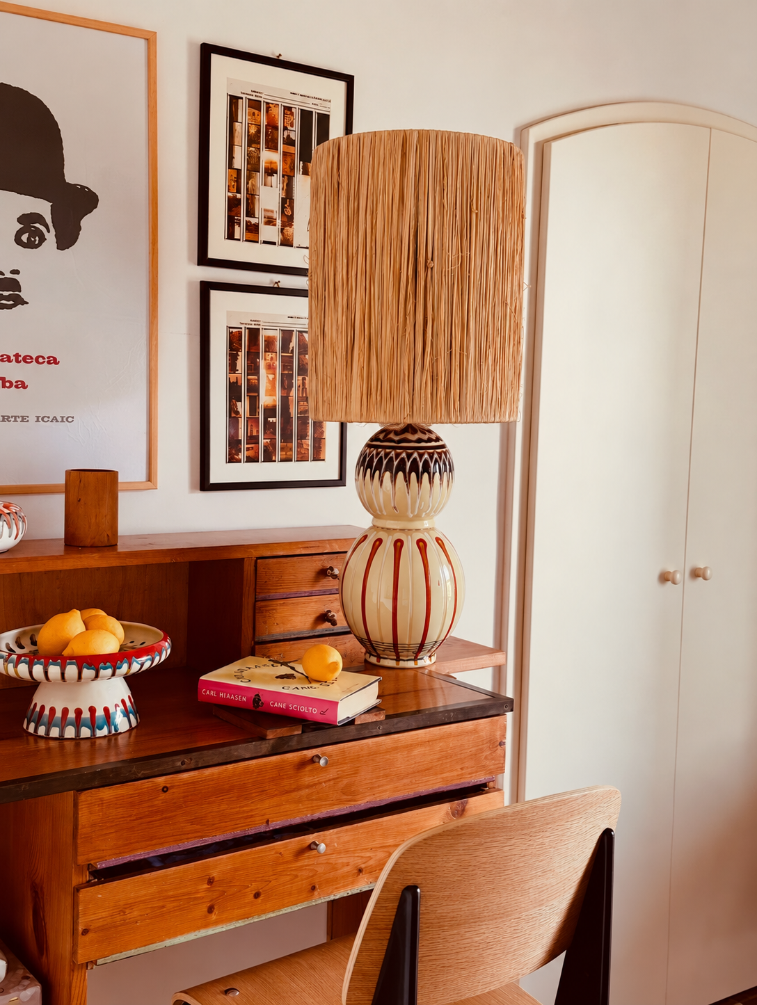 Handgefertigte Keramik Tischlampe 61 cm | Grand Hotel Casa Riviera