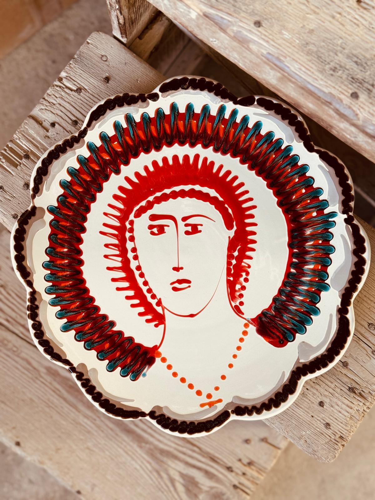 Psychodelic & Viso Servierteller "Casina Trovanza" EINZELSTÜCK