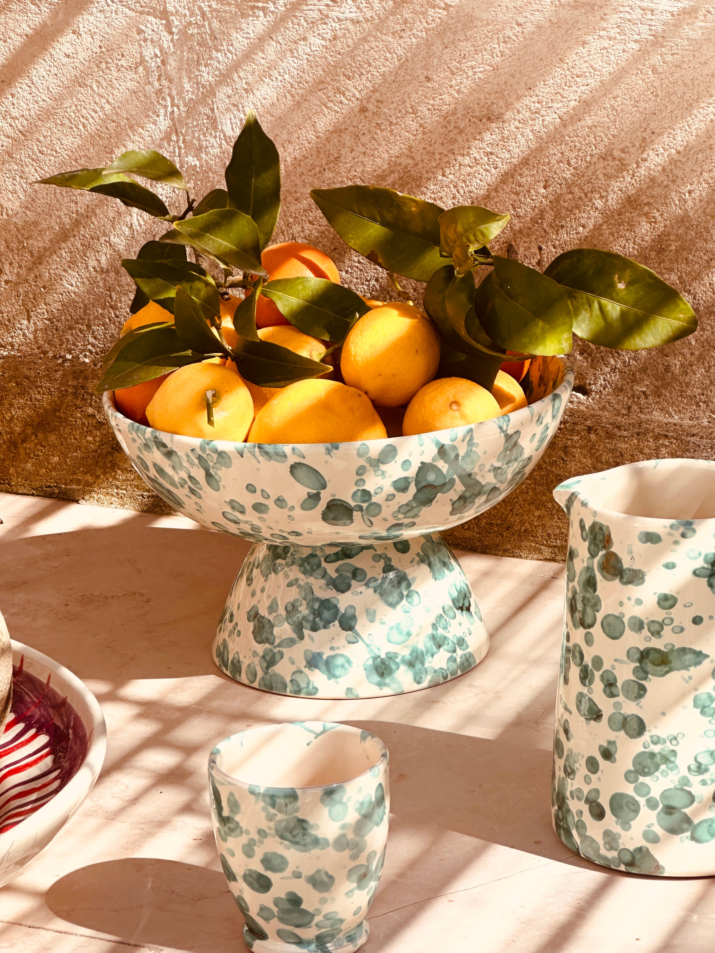 Schizzato High Bowl 26cm "Verde"