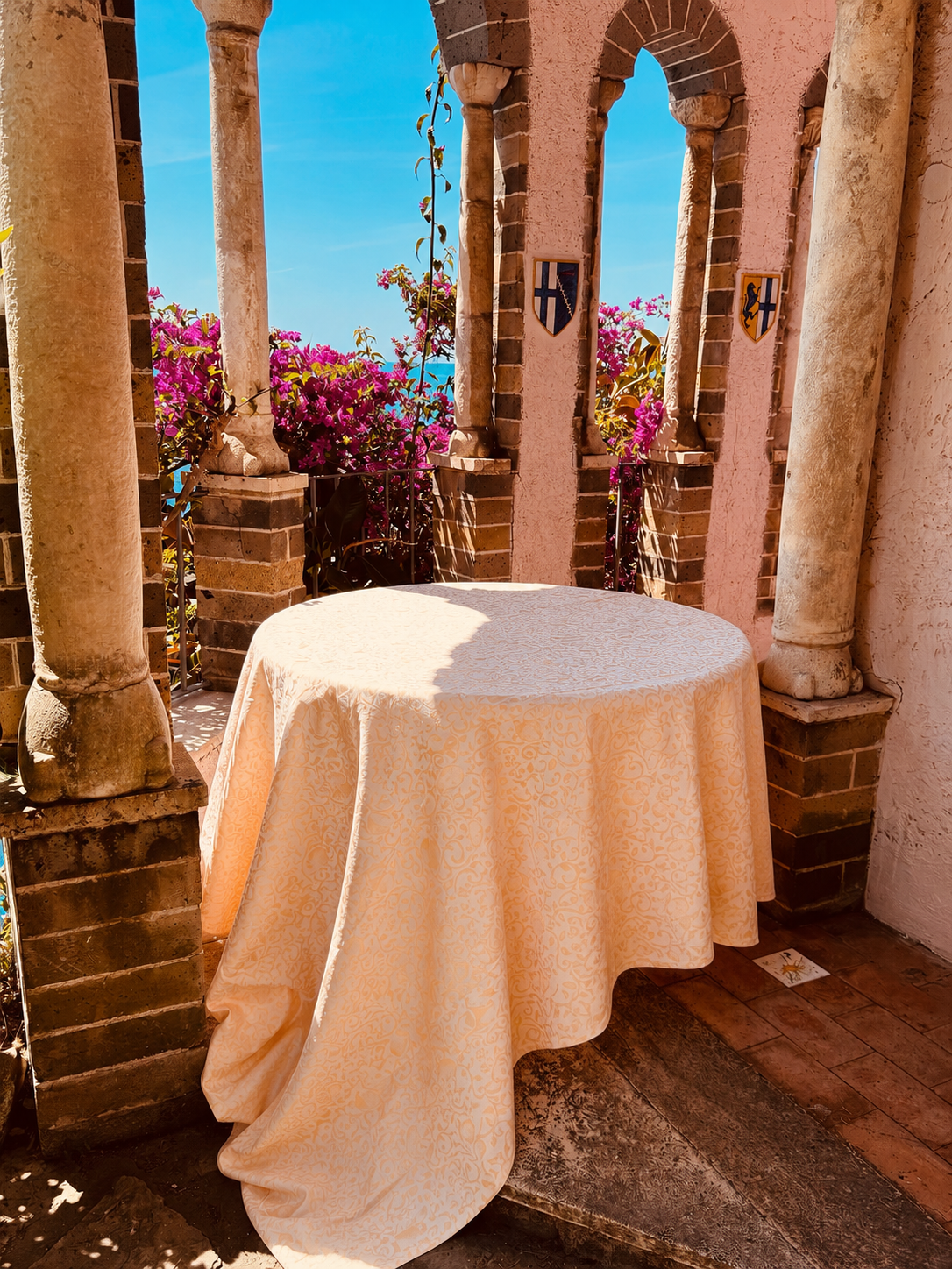 Luxury Italienische Tischdecke 180 × 250 cm | "Limoni della Costiera"