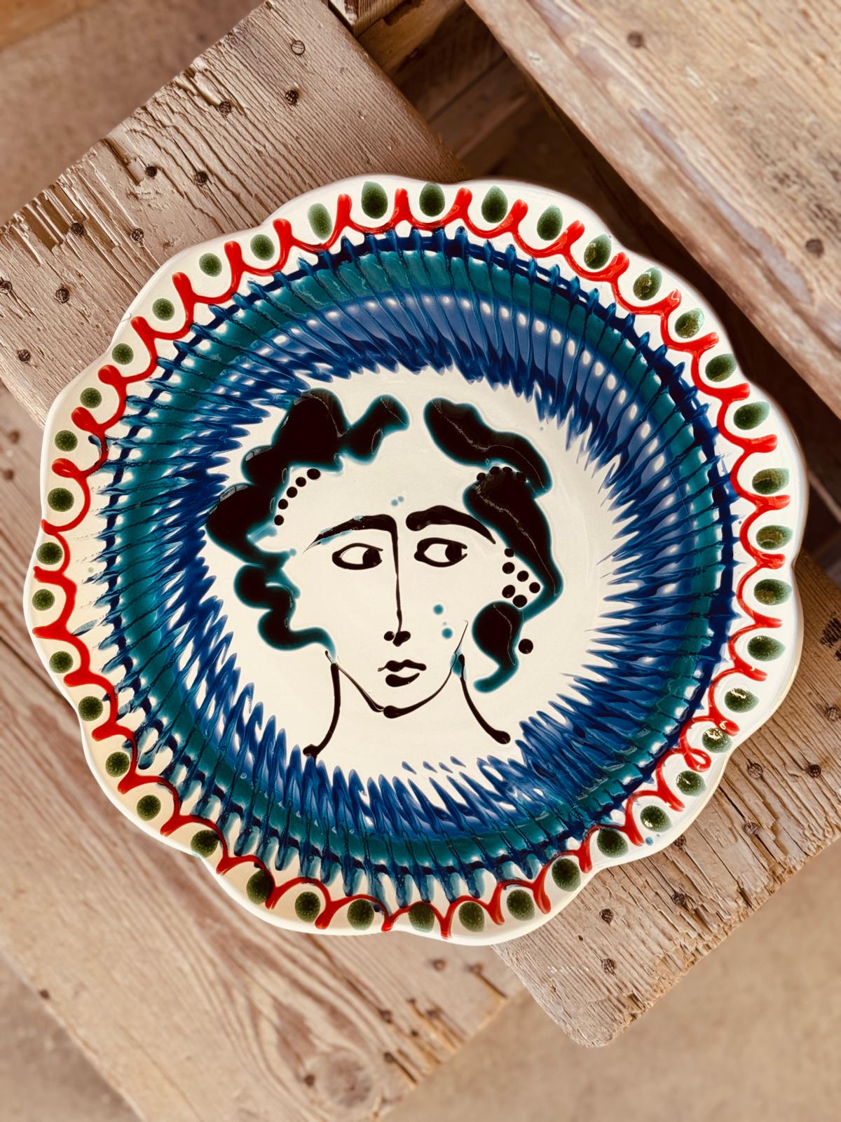 Psychodelic & Viso Servierteller "Casina Trovanza" EINZELSTÜCK