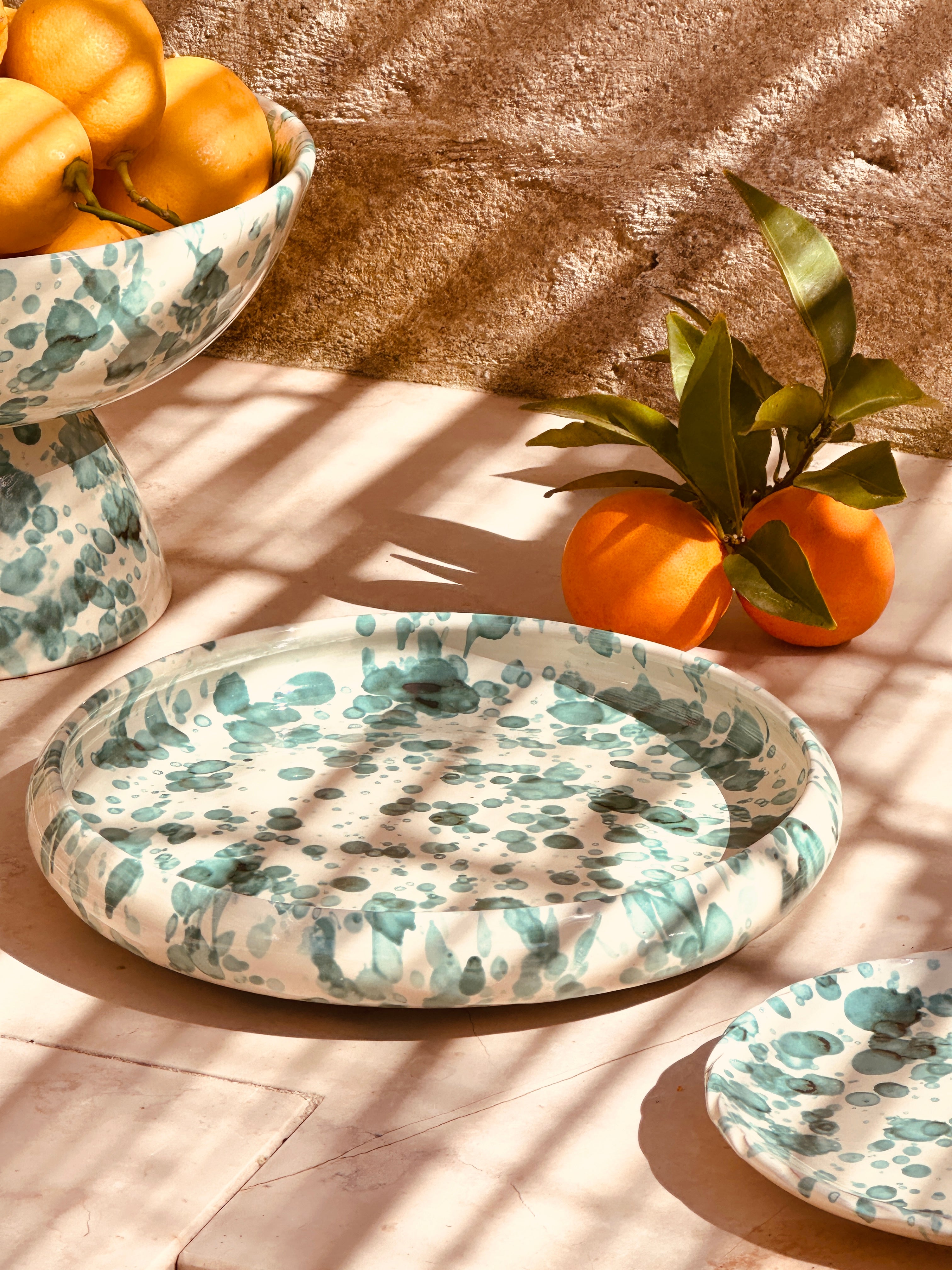 Frisbee Plate Schizzato "Verde“