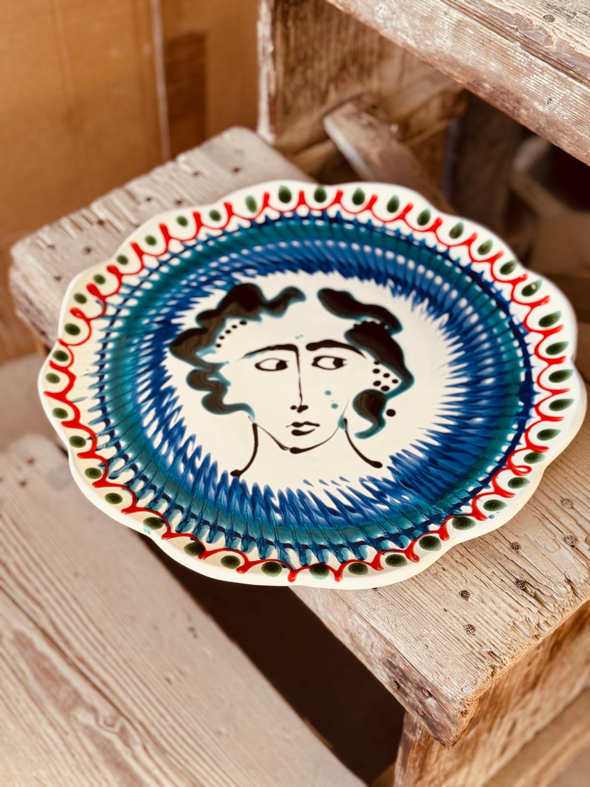 Psychodelic & Viso Servierteller "Casina Trovanza" EINZELSTÜCK