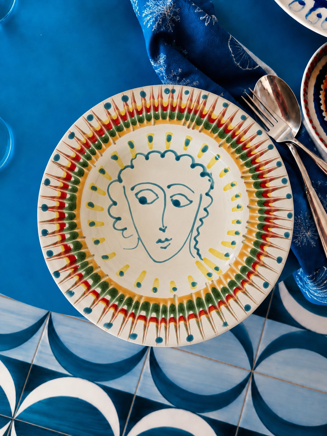 Handgefertigte Pastaschale 25 cm | Cappello di Prete