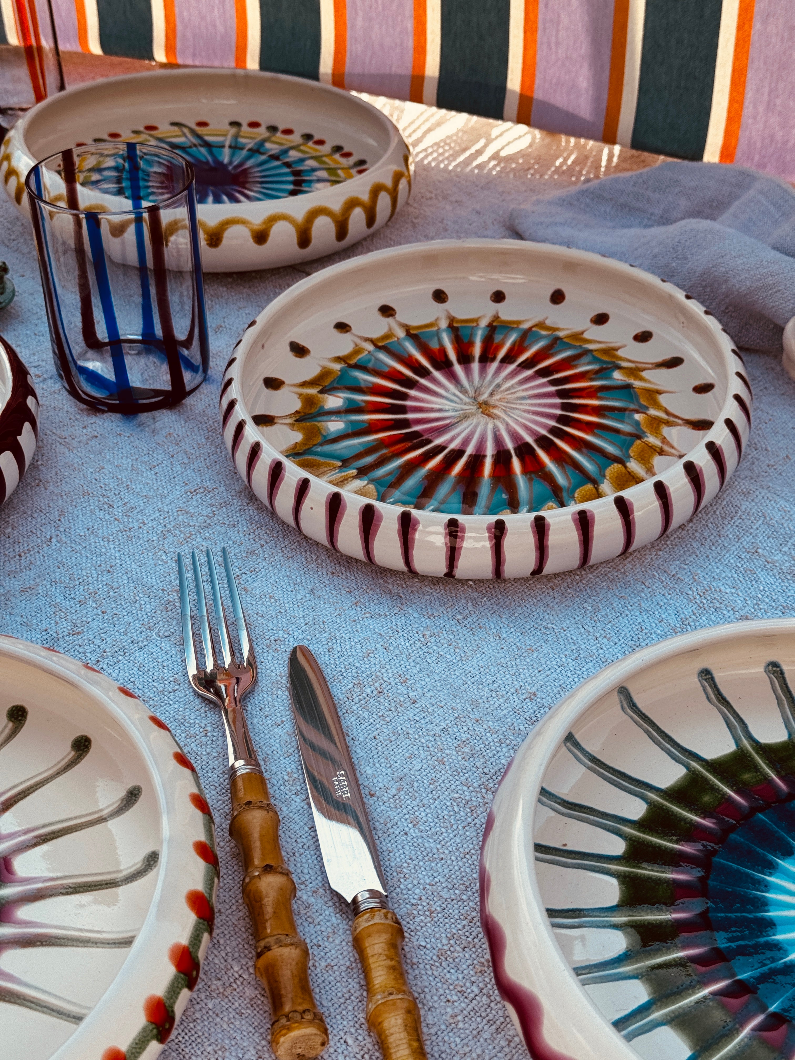 Frisbee Teller "Riviera Mix" 6er Set