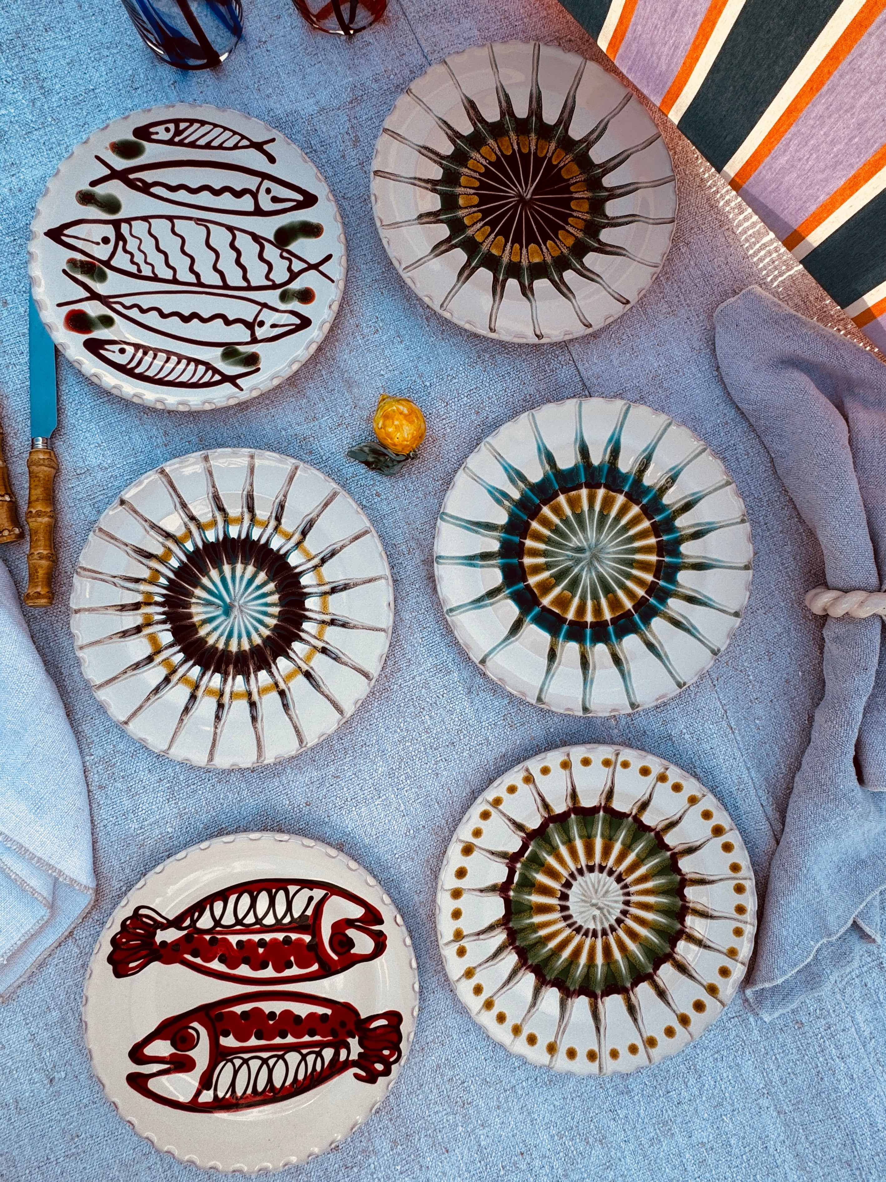 Antipasti Teller 20cm "Magic Mix II" 6er Set