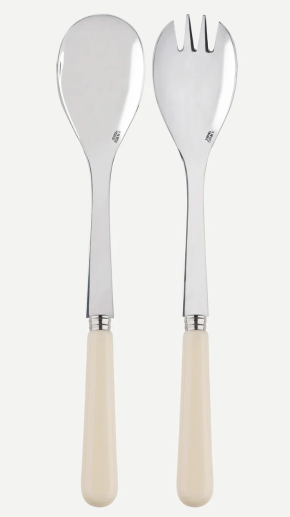 "Pop Avorio" Salad Besteck 2er Set