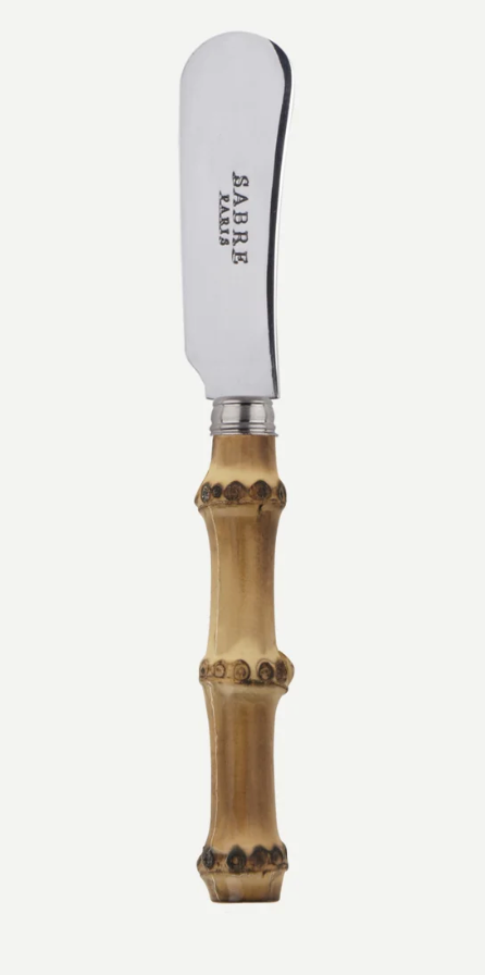 handgefertigtes "Vintage Look-a-like" Bambus Buttermesser