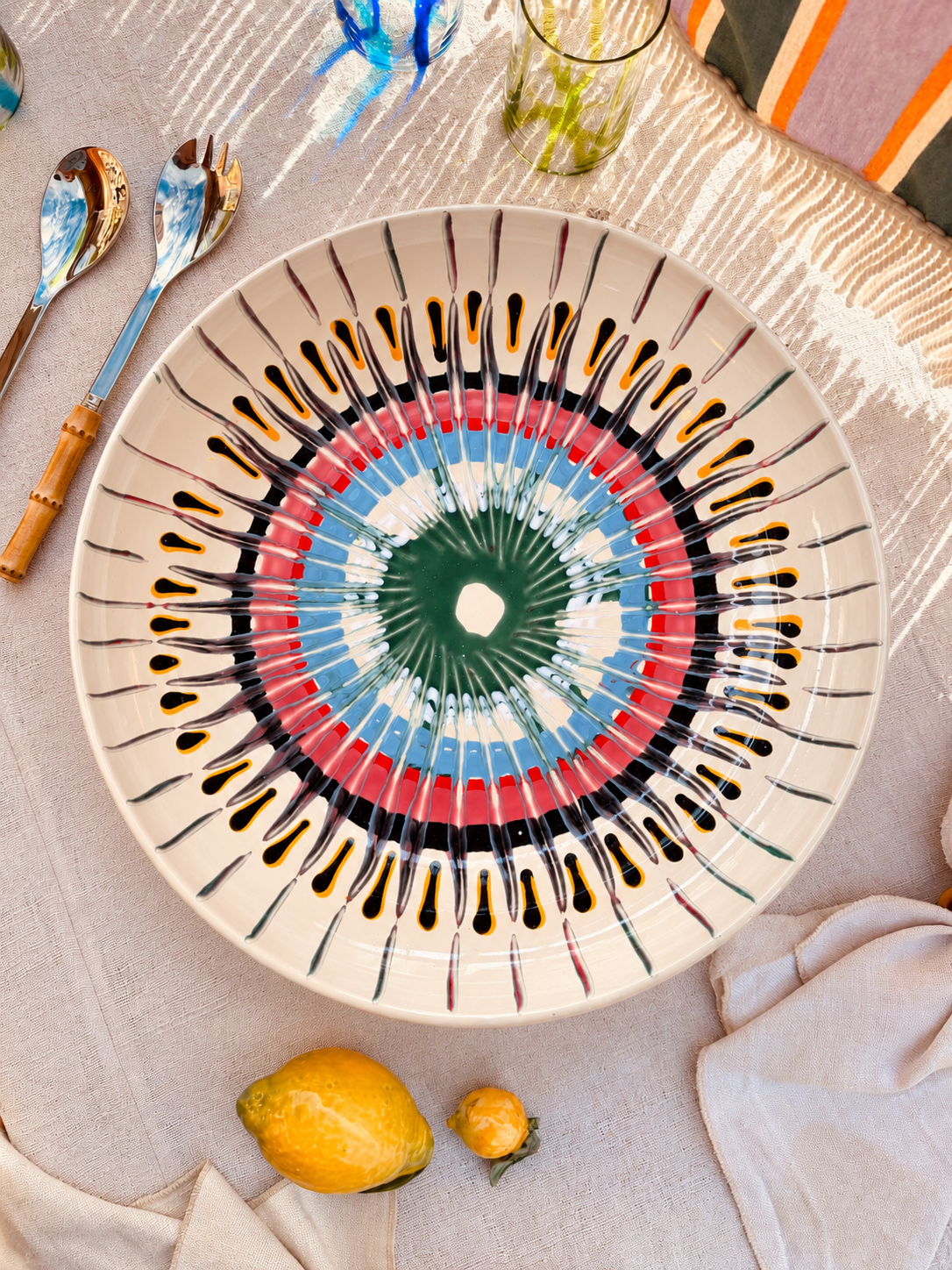 Studio Riviera Centerpiece Bowl 42 cm | Handmade in Italy