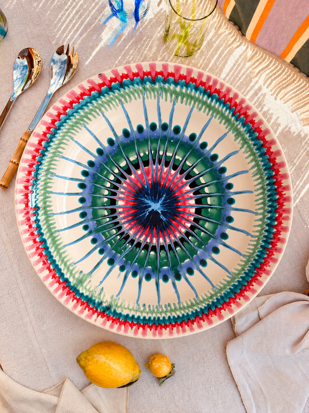 Studio Riviera Centerpiece Bowl 42 cm | Handmade in Italy