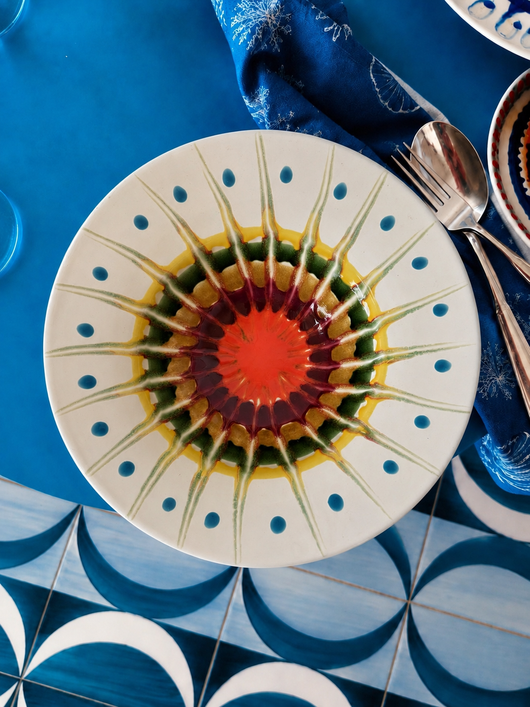 Handmade Italian Pasta Bowl 25 cm | Cappello di Prete