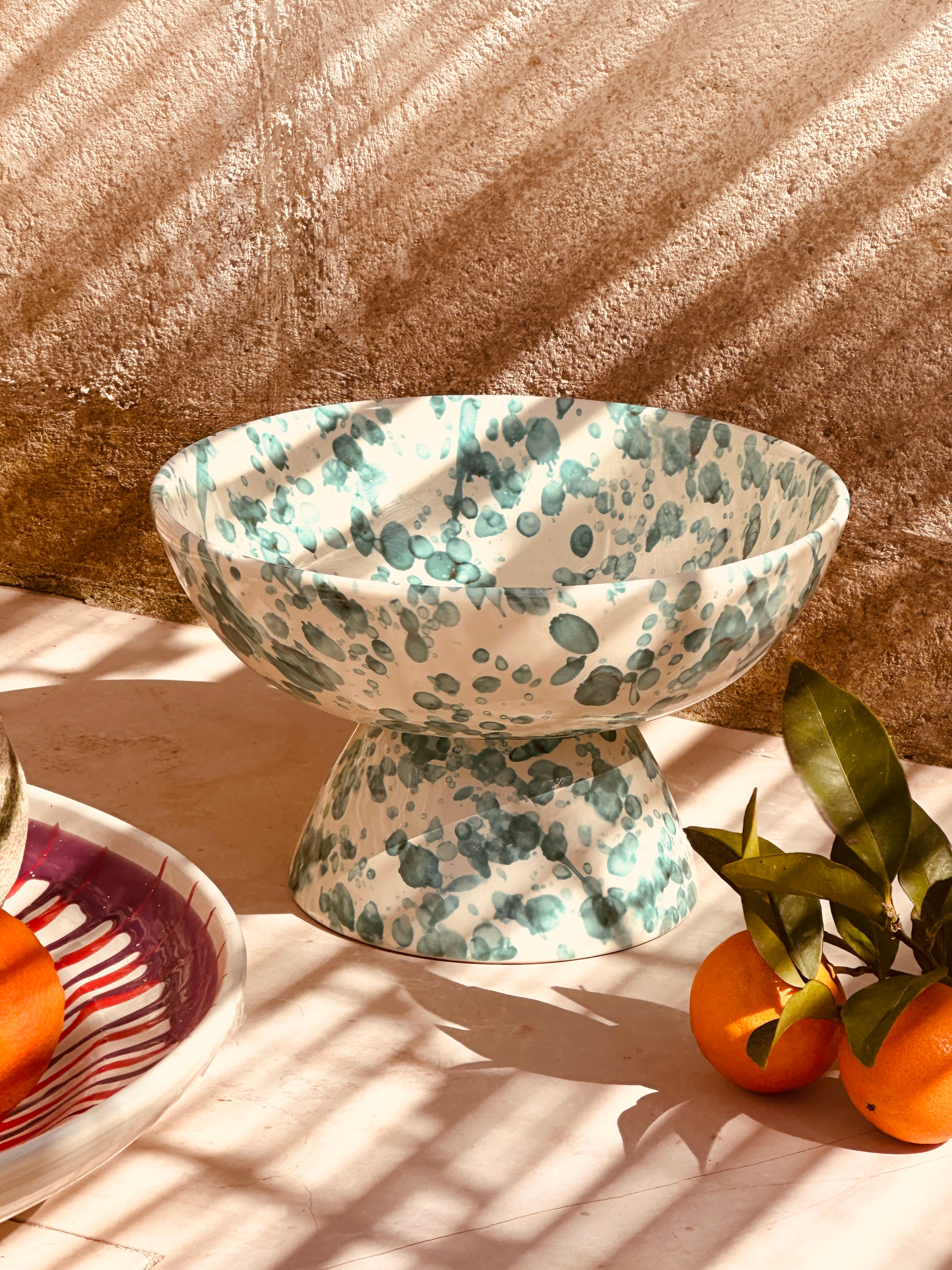 Schizzato High Bowl 26cm "Verde"
