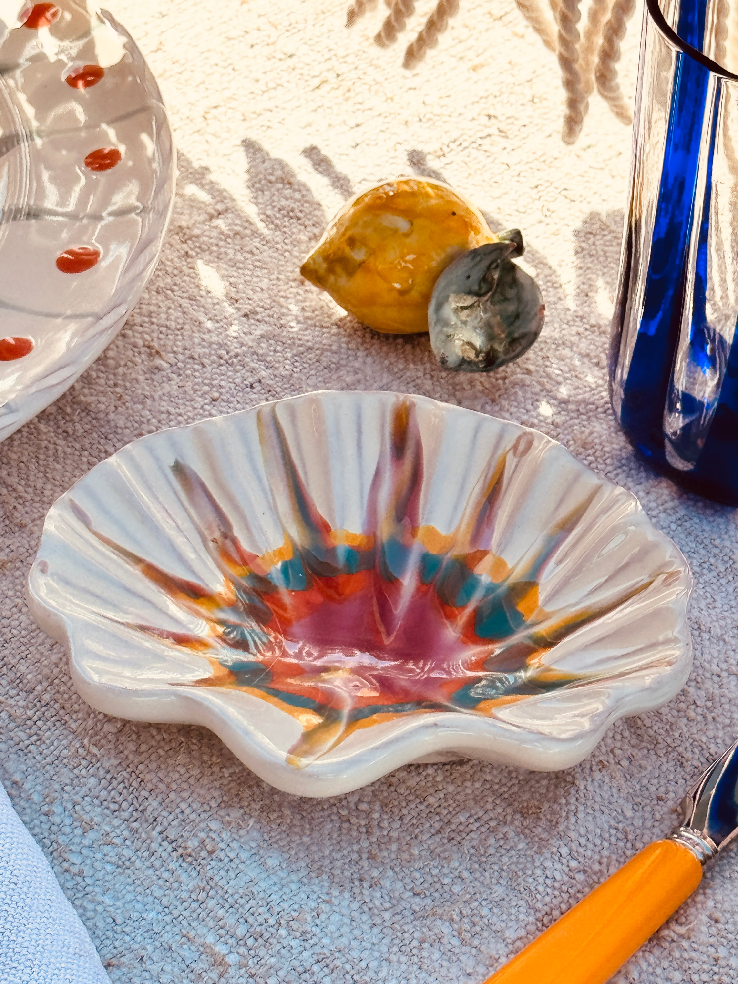 Psychodelic Muschel Schale „Mare Fuxia Due“
