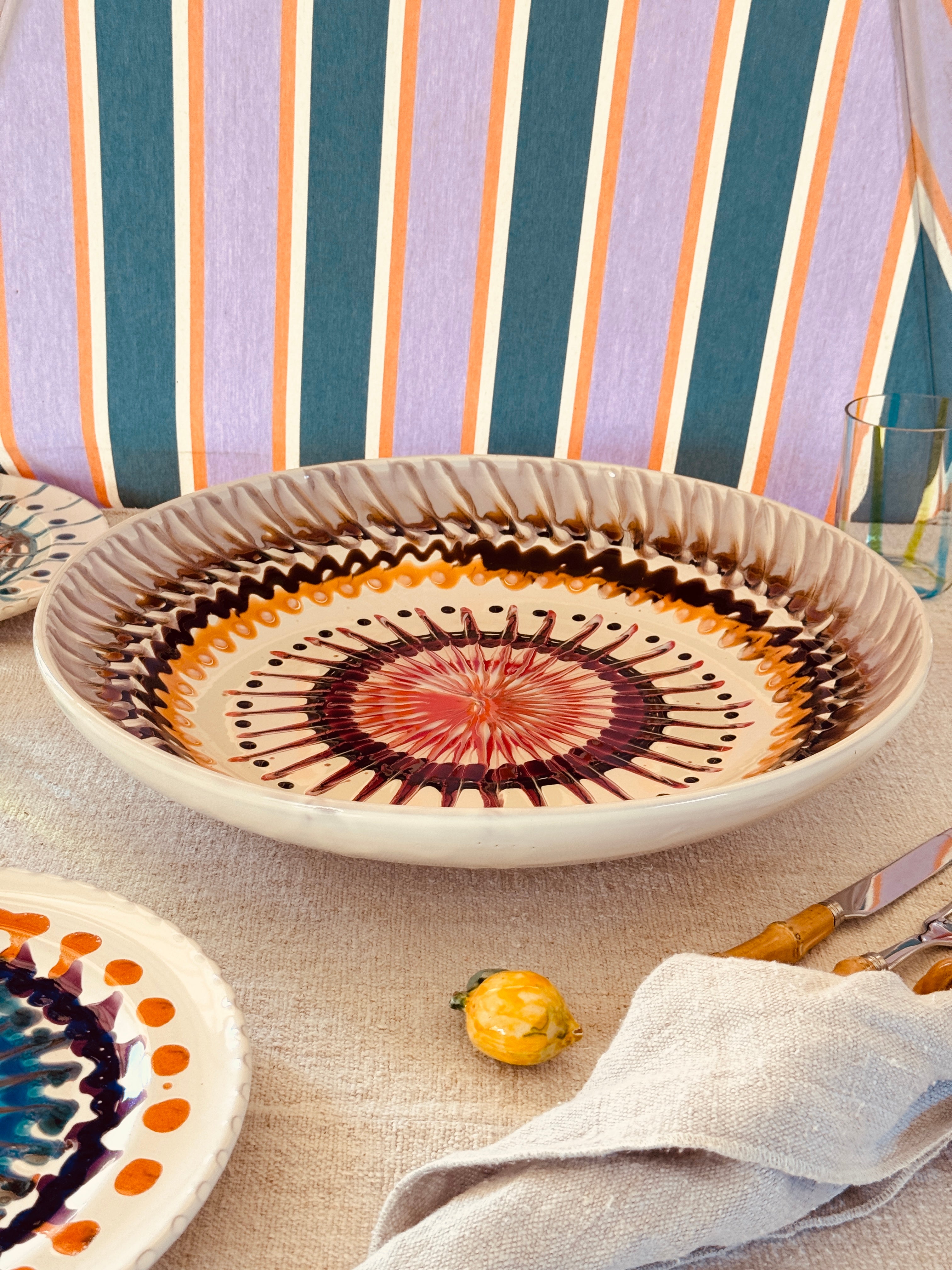 Studio Riviera Centerpiece Bowl 42 cm | Handmade in Italy