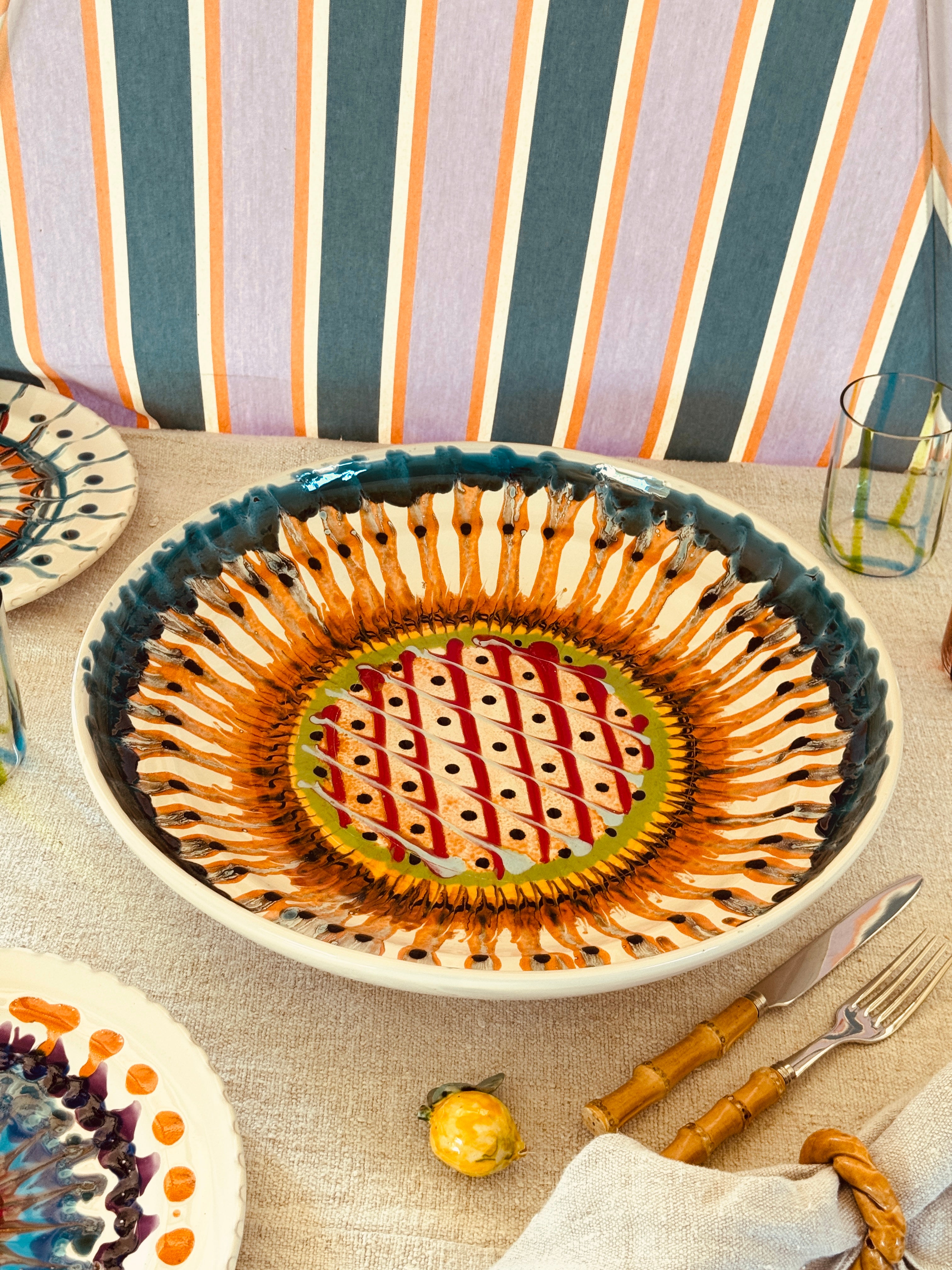Studio Riviera Centerpiece Bowl 42 cm | Handmade in Italy