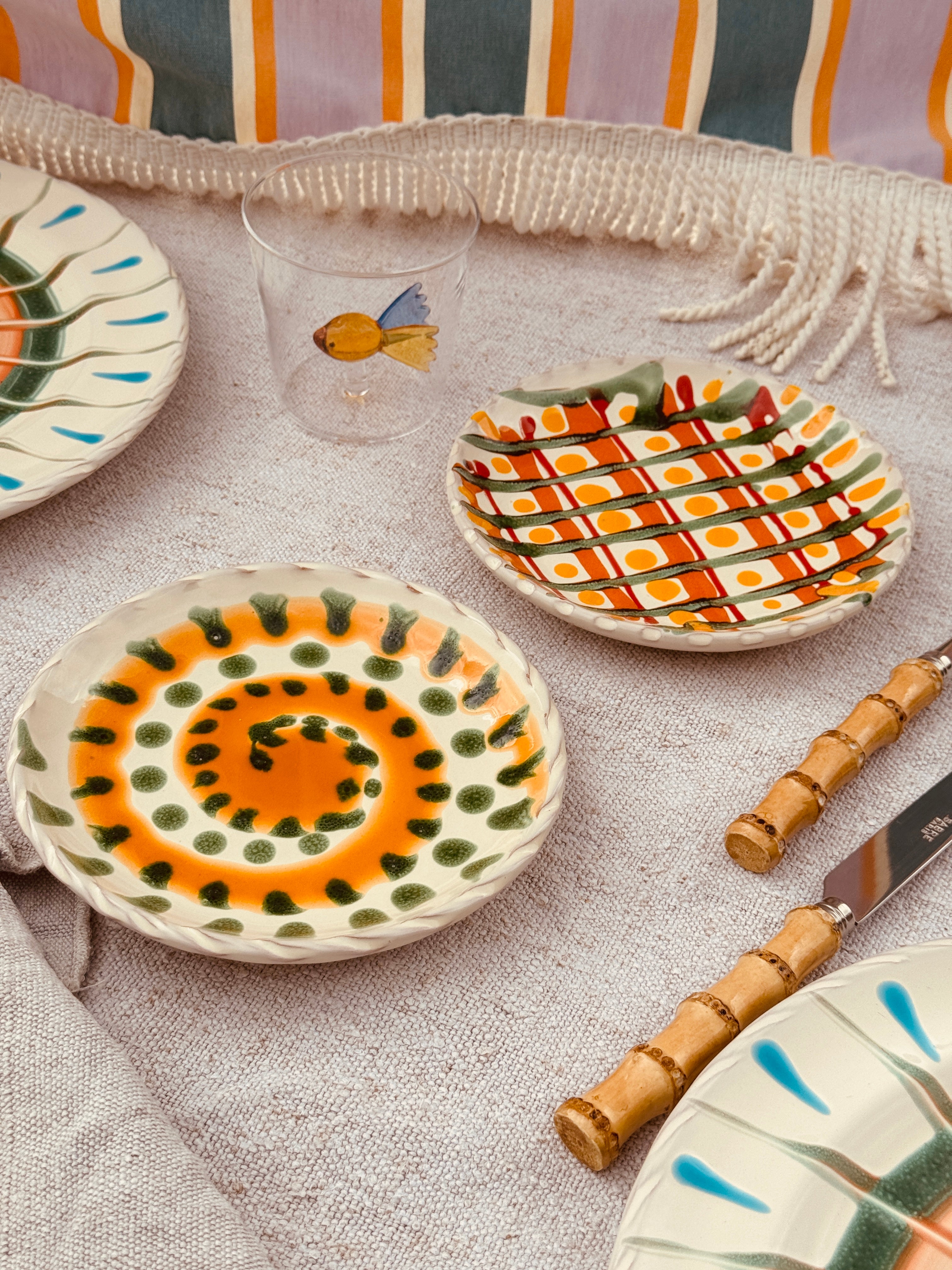 Set of 2 - Psychodelic Fruit Plate - 16cm "Opera Unica"