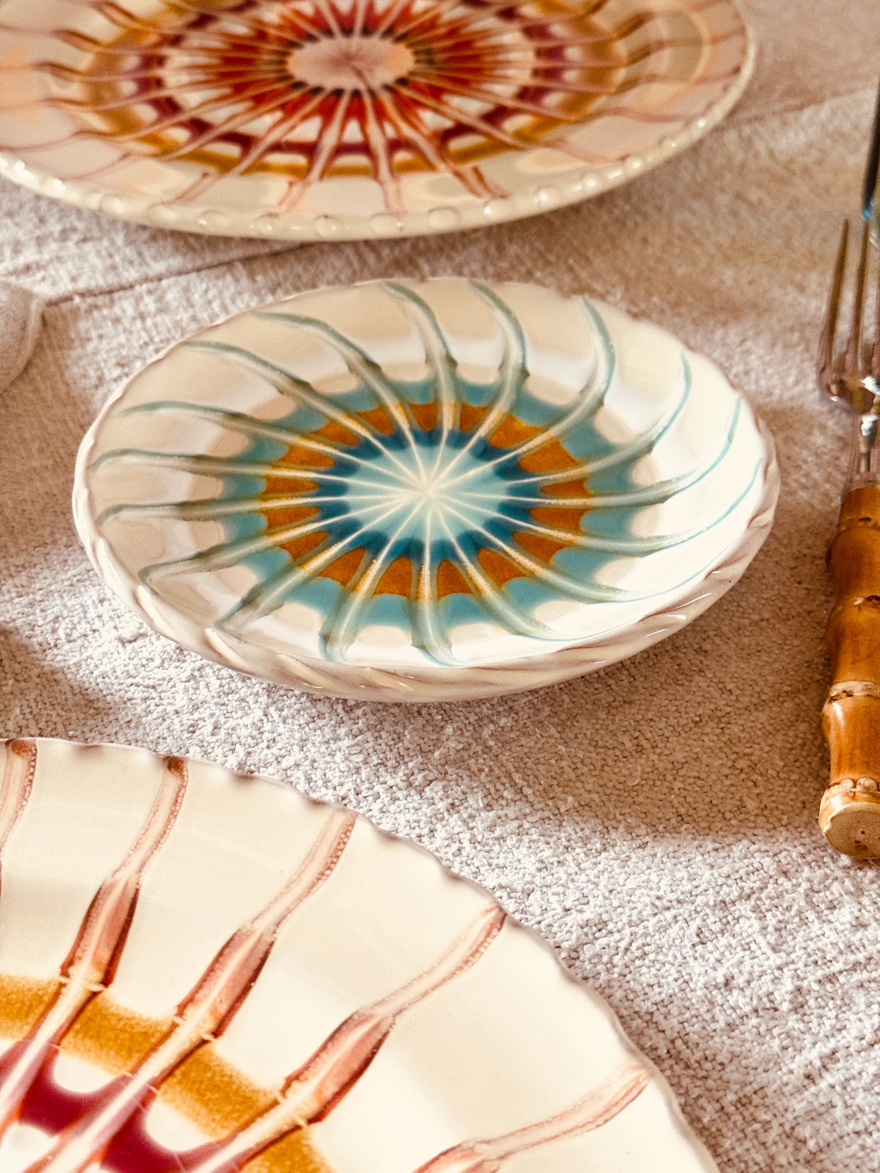 Handgefertigter kleiner Teller 16 cm | Dessert- & Brotteller