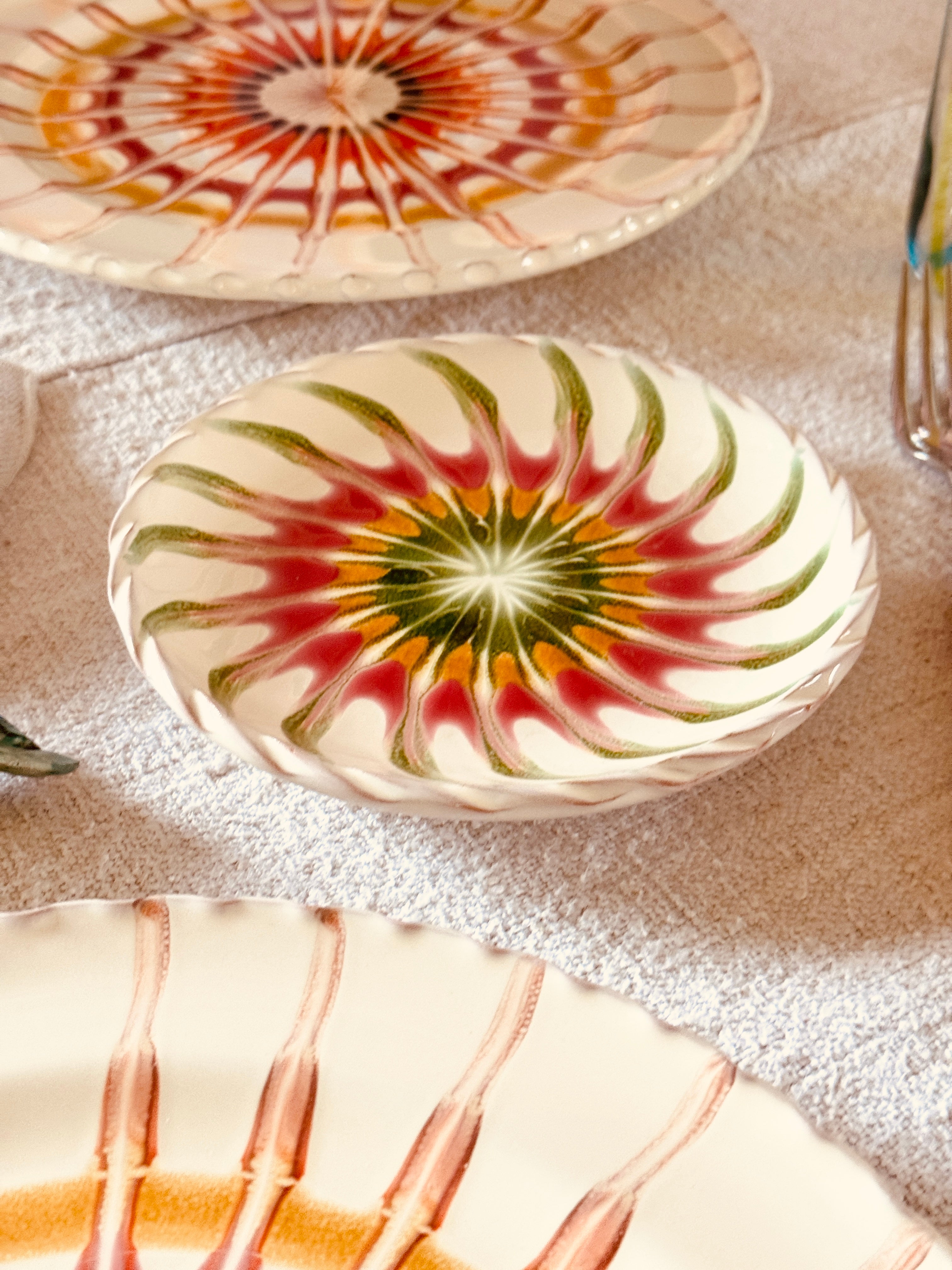 Handgefertigter kleiner Teller 16 cm | Dessert- & Brotteller