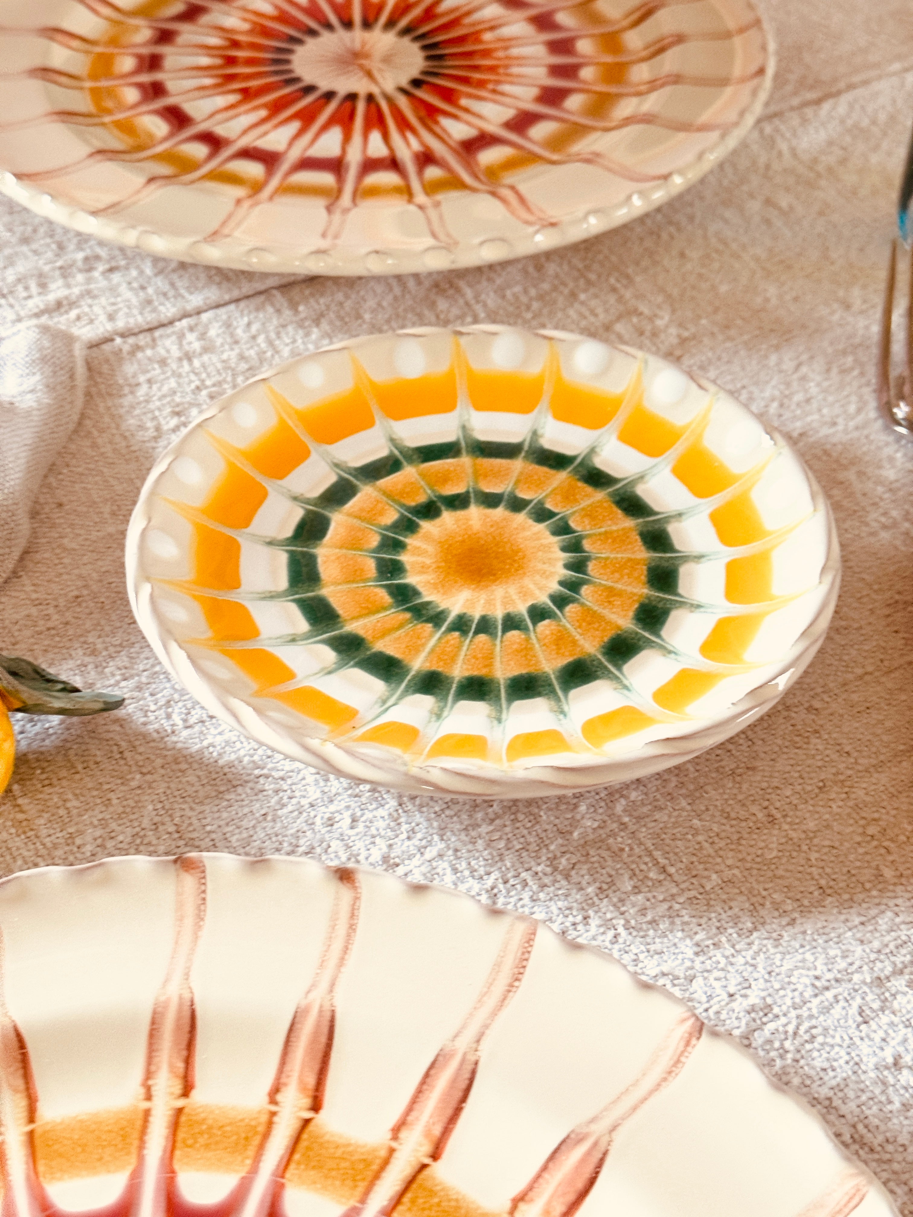 Handgefertigter kleiner Teller 16 cm | Dessert- & Brotteller