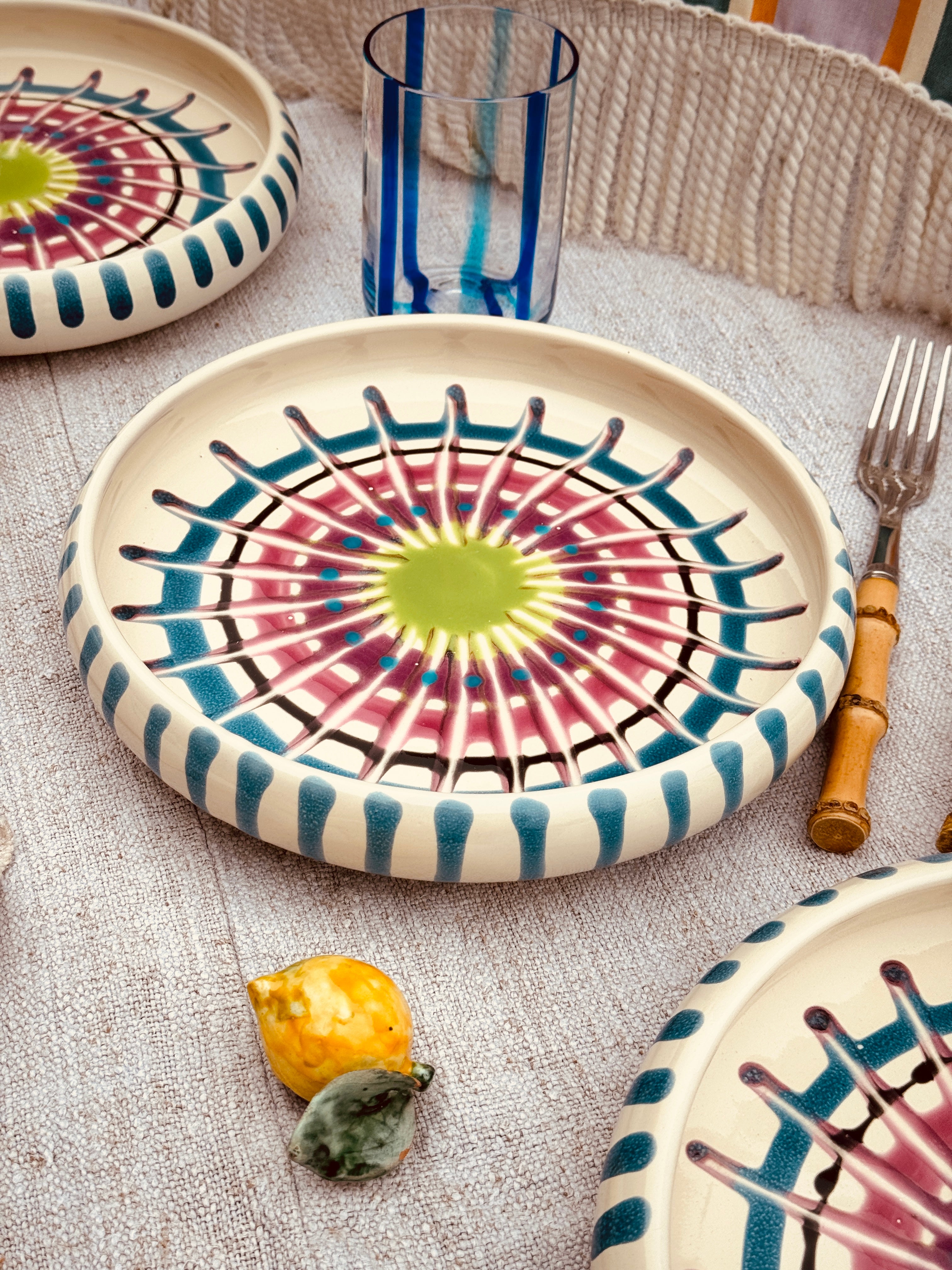 Psychodelic Frisbee Speiseteller - 25cm "Lido Luca"