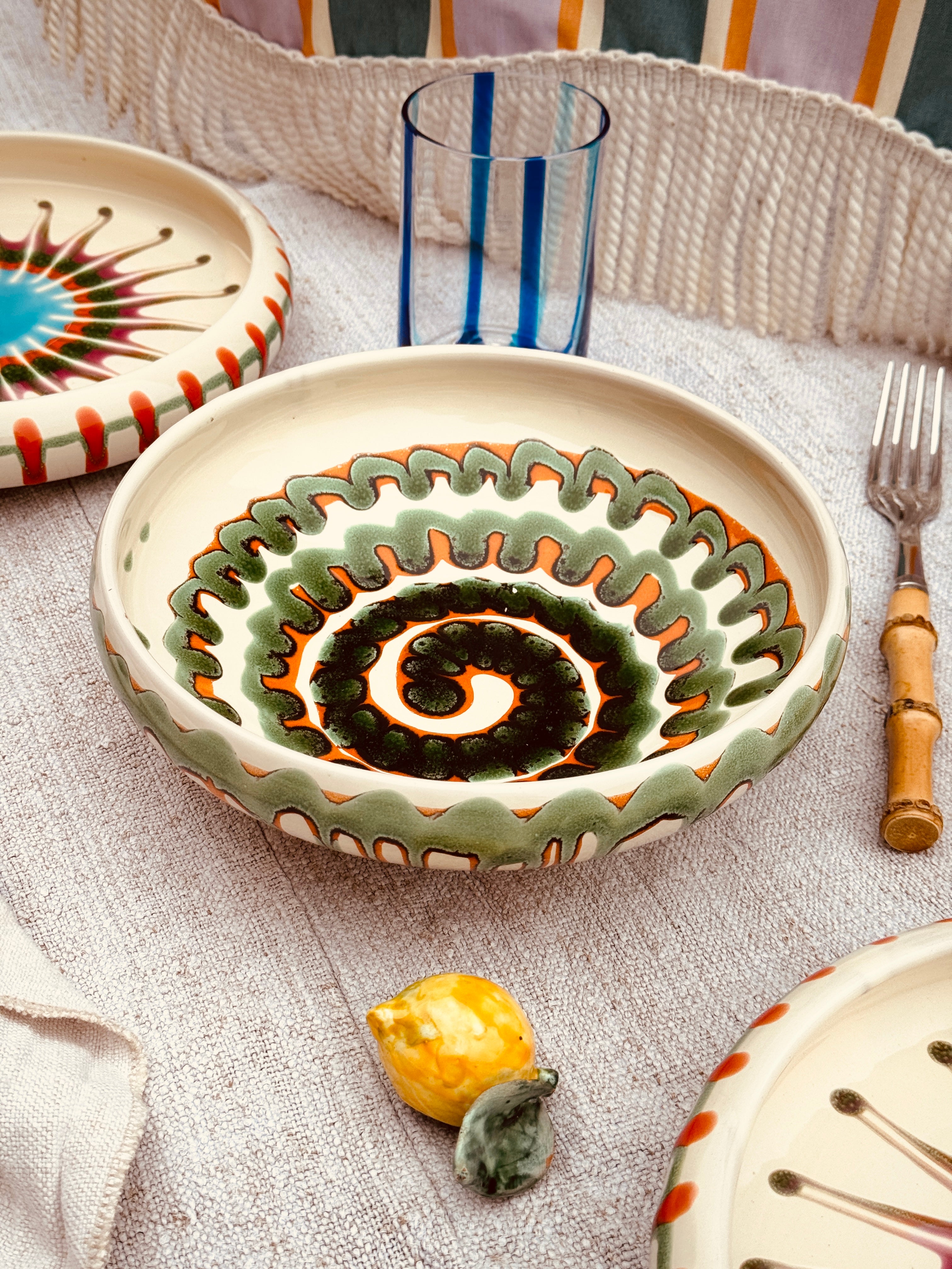 Psychedelic VisoSchale – 21 cm „Bordo Tornito“ – Einzelstück