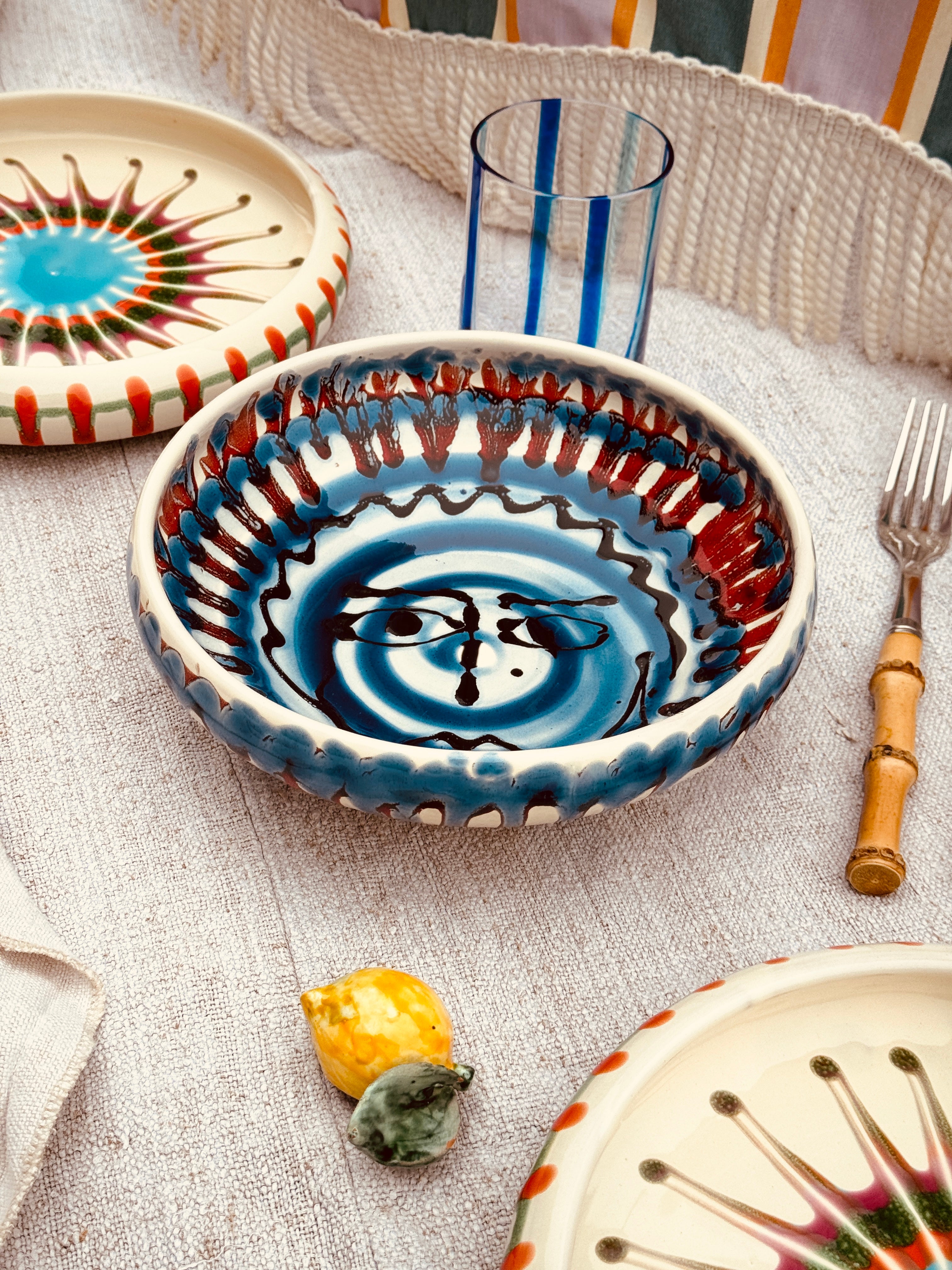 Psychedelic VisoSchale – 21 cm „Bordo Tornito“ – Einzelstück