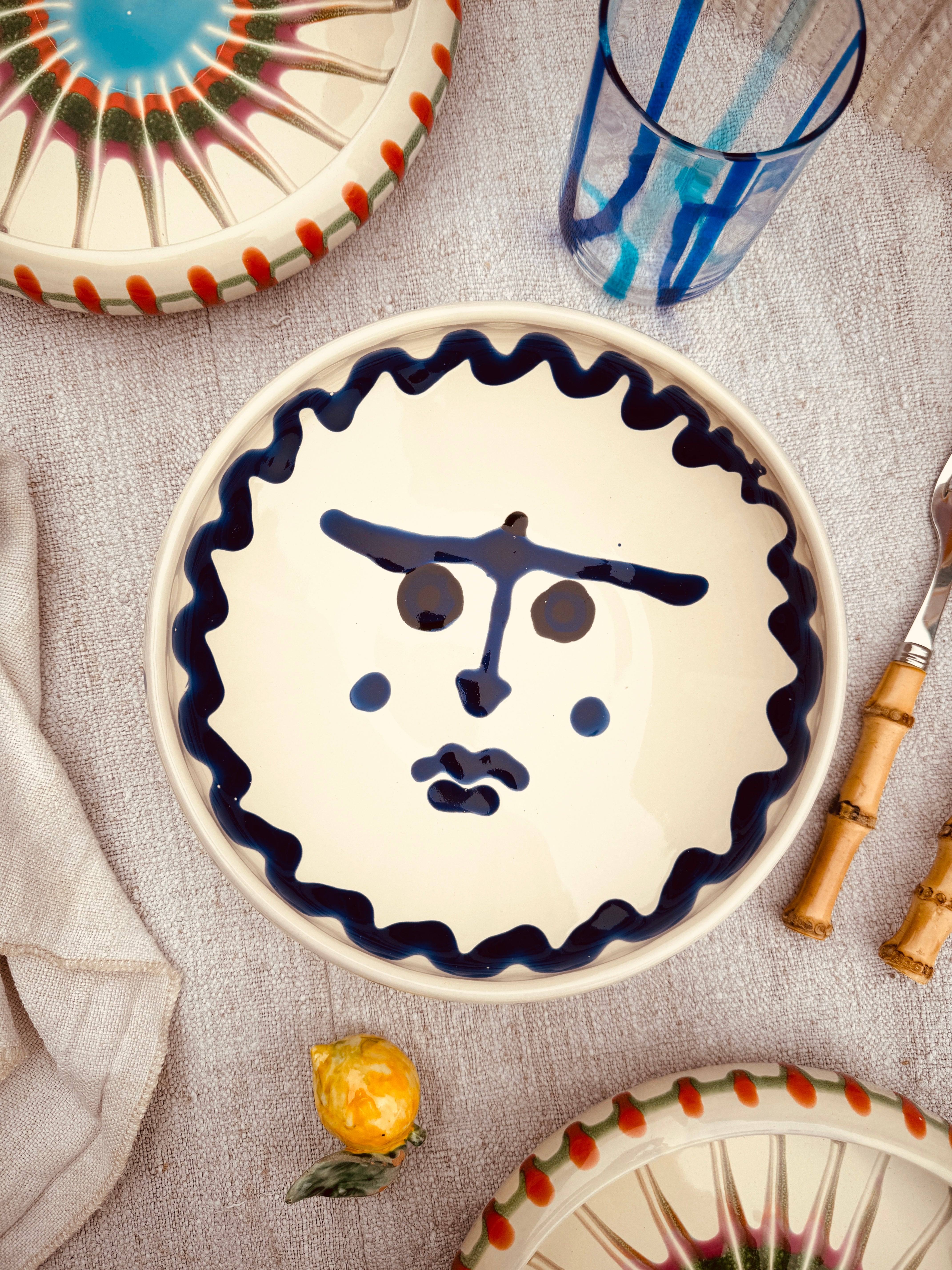 Psychedelic VisoSchale – 21 cm „Bordo Tornito“ – Einzelstück