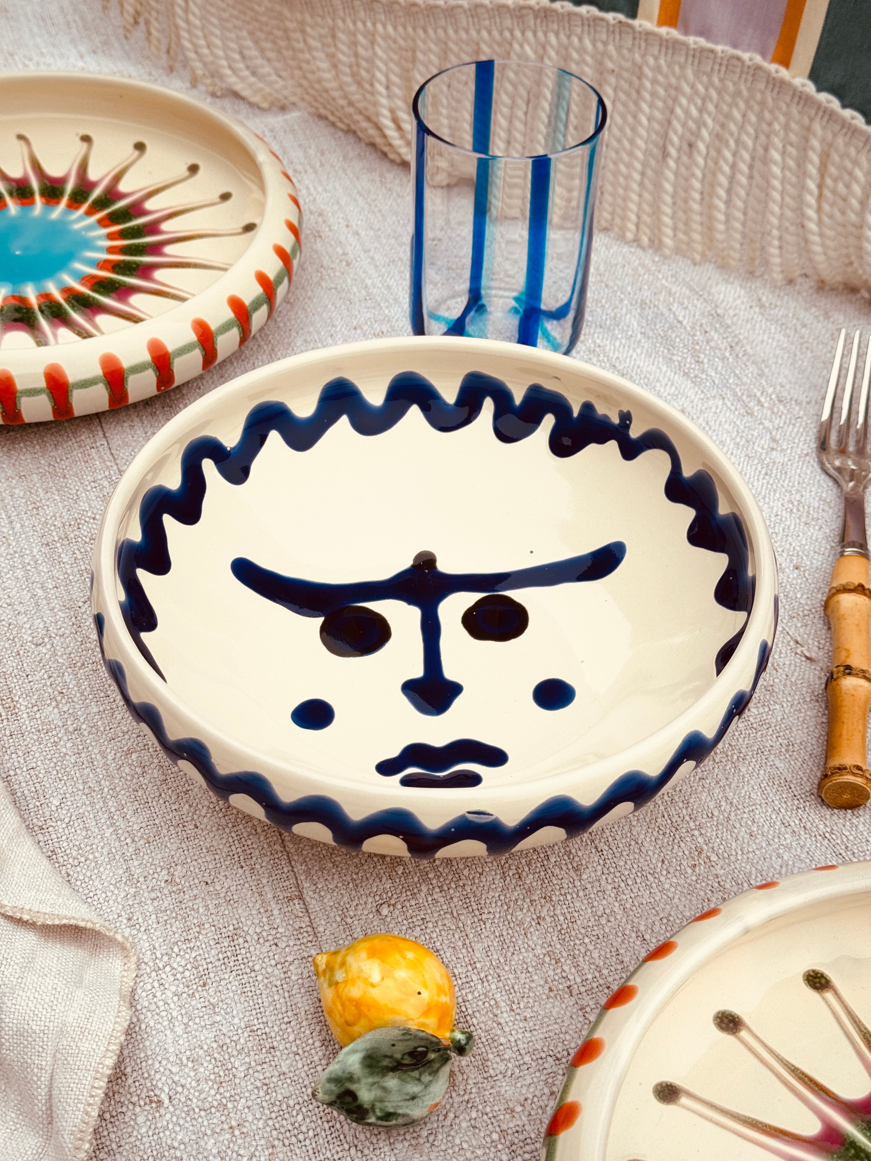 Psychedelic VisoSchale – 21 cm „Bordo Tornito“ – Einzelstück