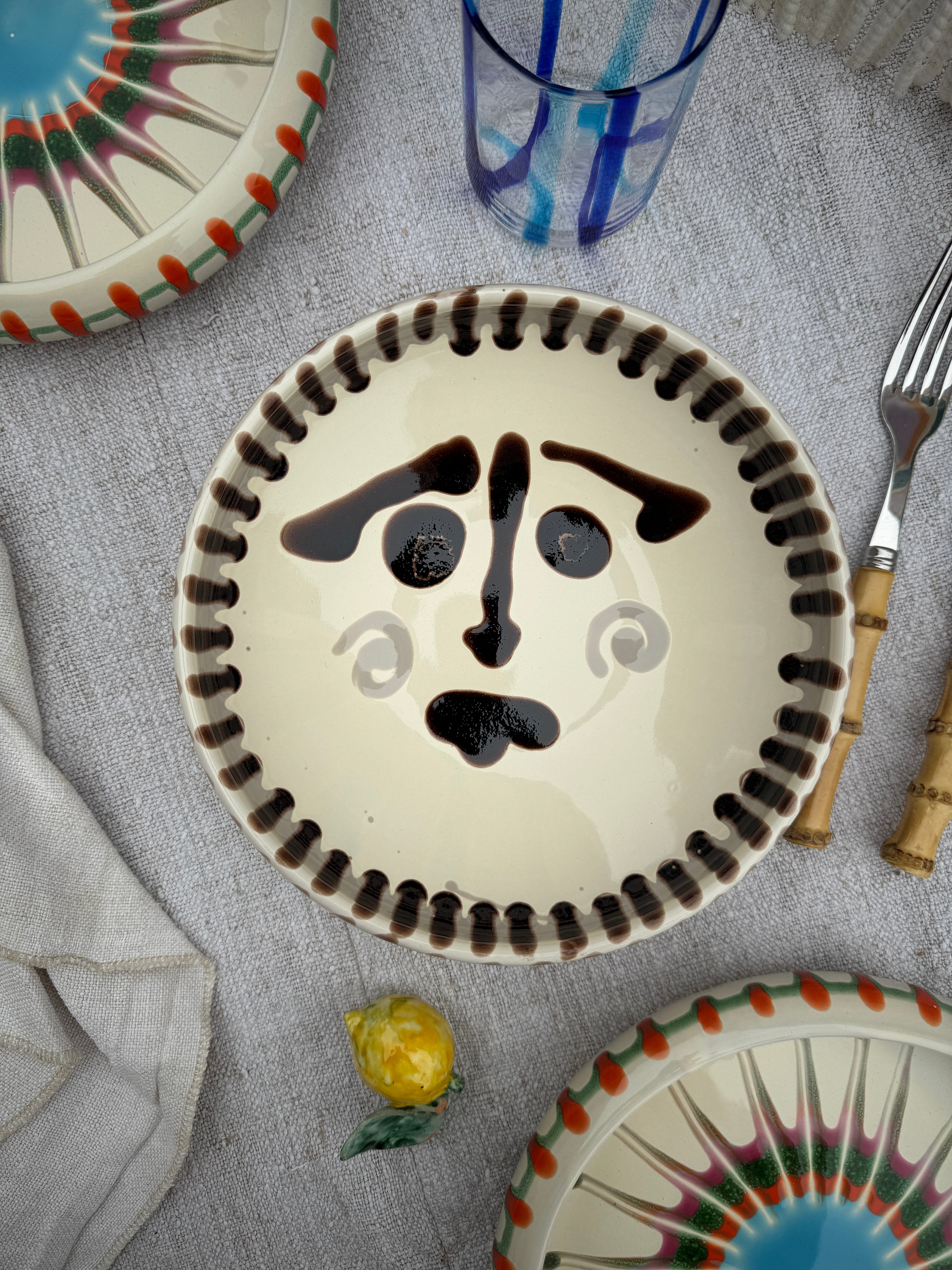 Psychedelic VisoSchale – 21 cm „Bordo Tornito“ – Einzelstück