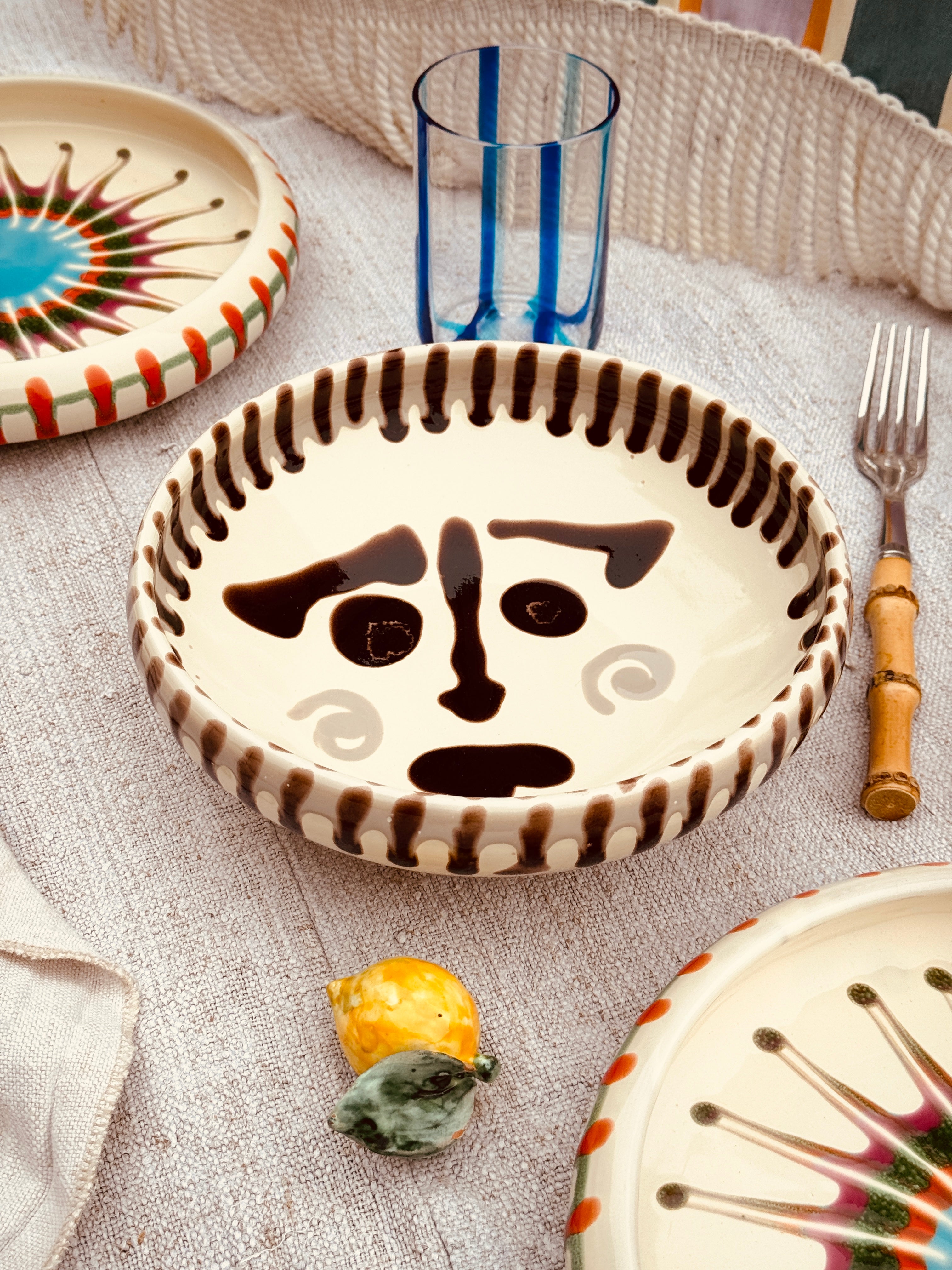 Psychedelic VisoSchale – 21 cm „Bordo Tornito“ – Einzelstück