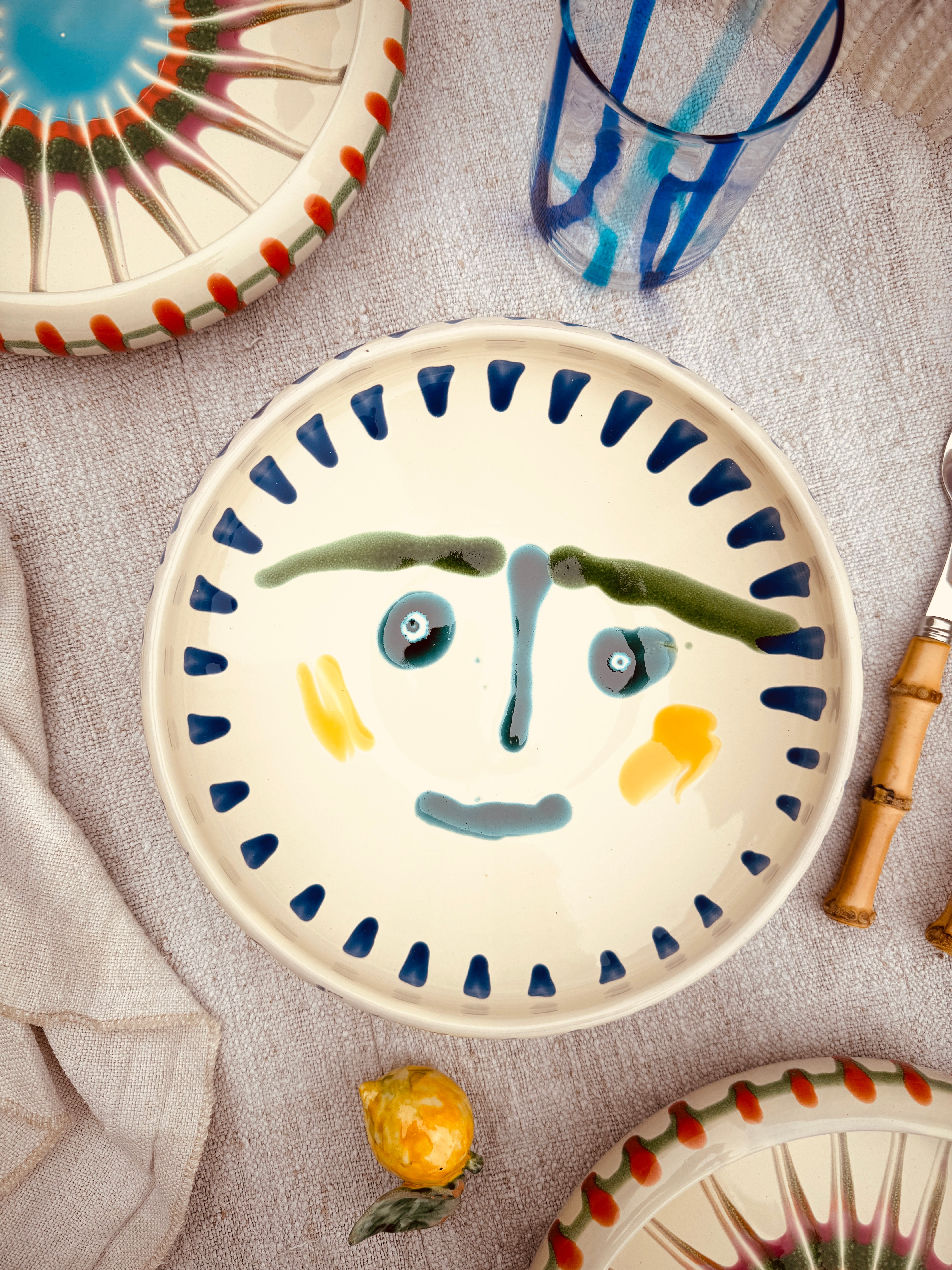 Psychedelic VisoSchale – 21 cm „Bordo Tornito“ – Einzelstück