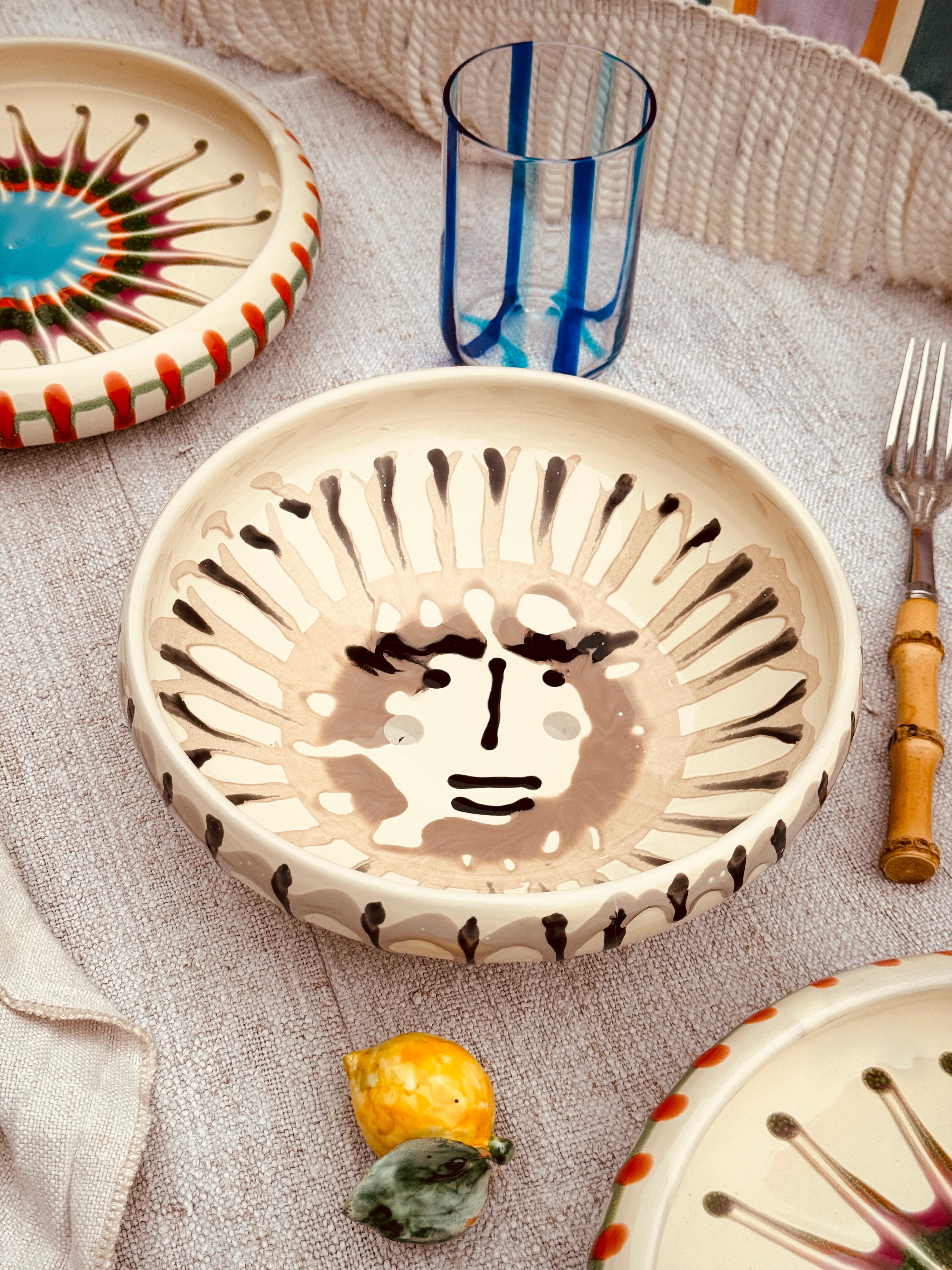 Psychedelic VisoSchale – 21 cm „Bordo Tornito“ – Einzelstück