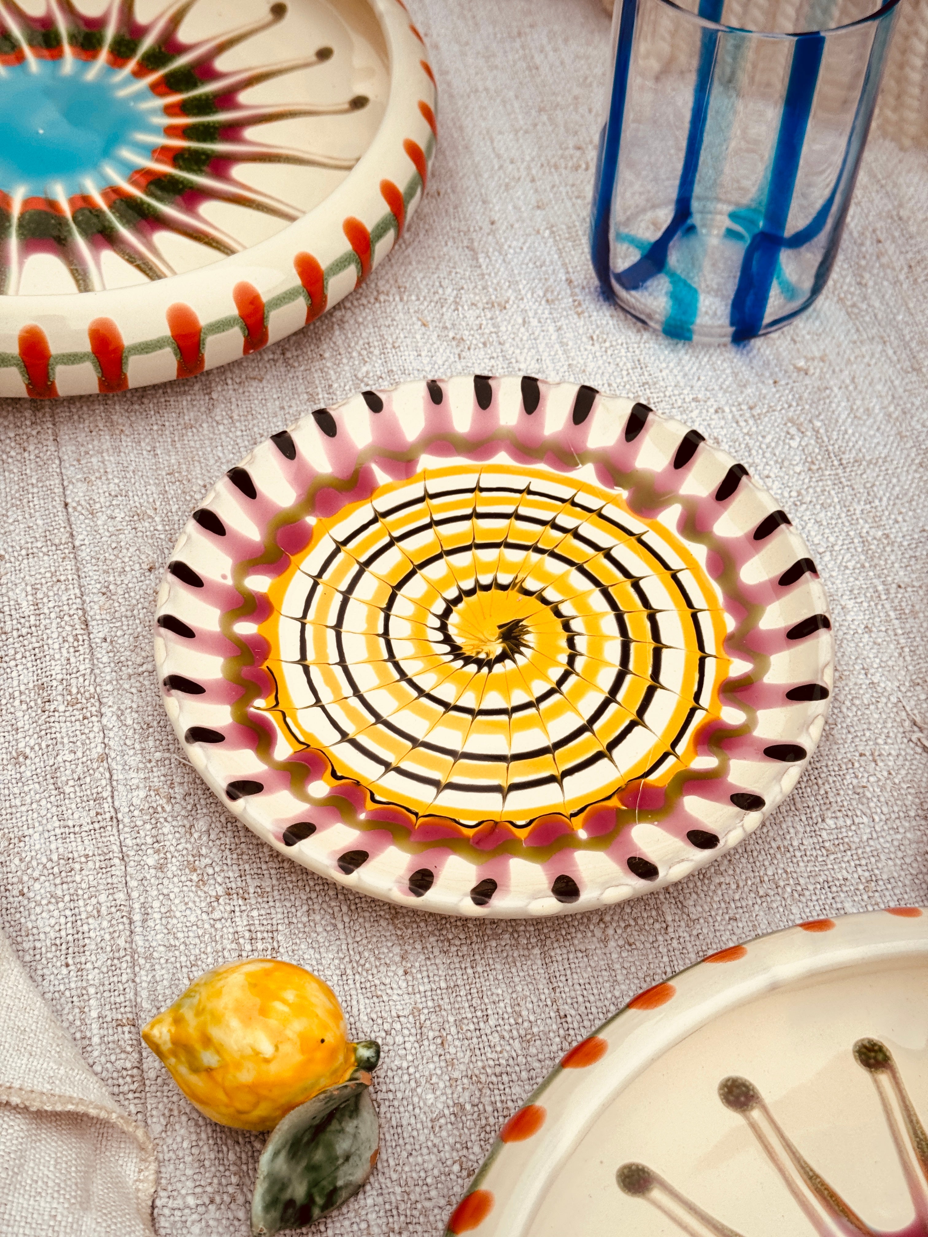 Psychodelic Brotteller Plate - 16cm "Little Puglia 1982"