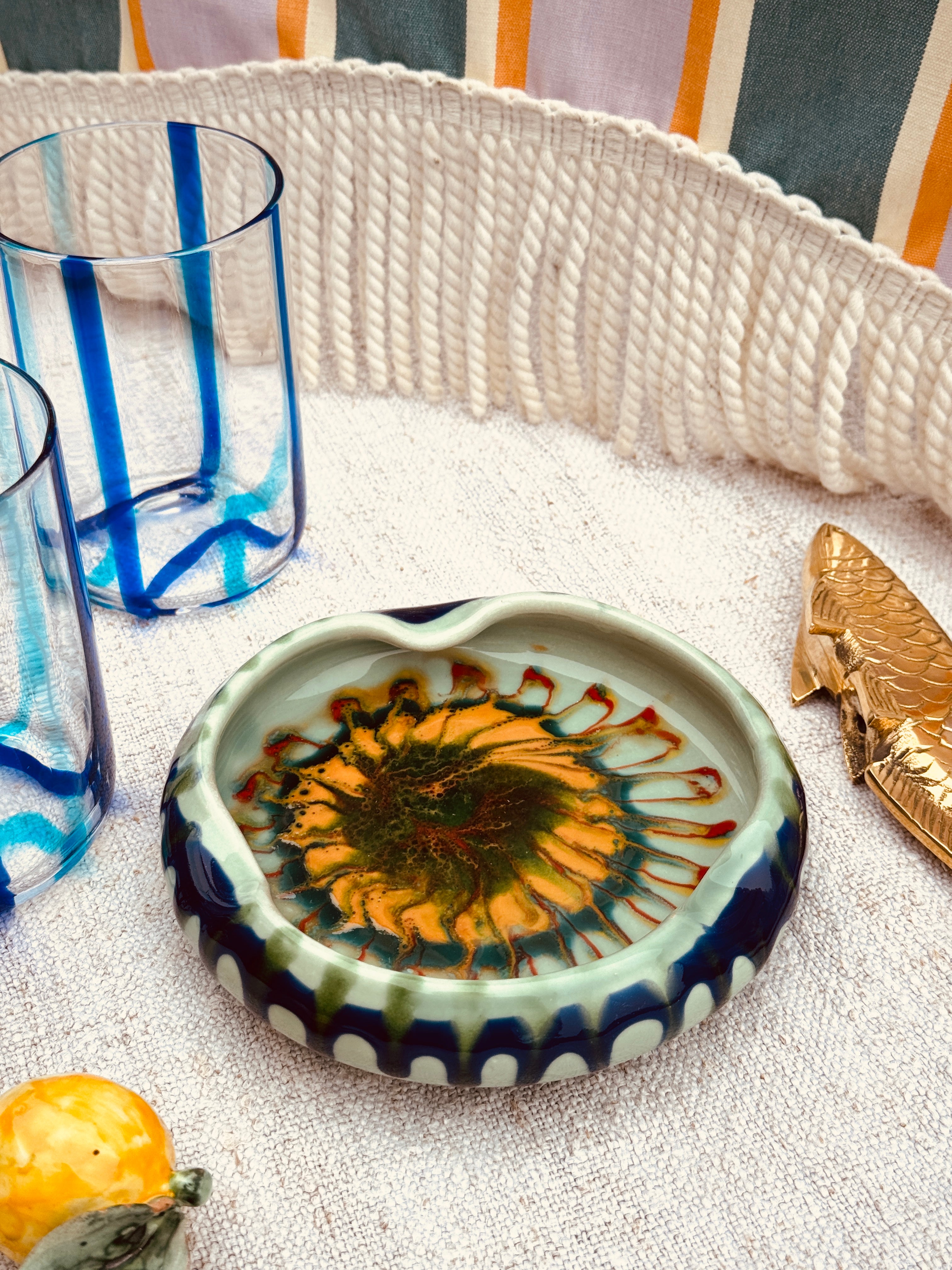 Psychodelic Aschenbecher - 14cm "Unikat"