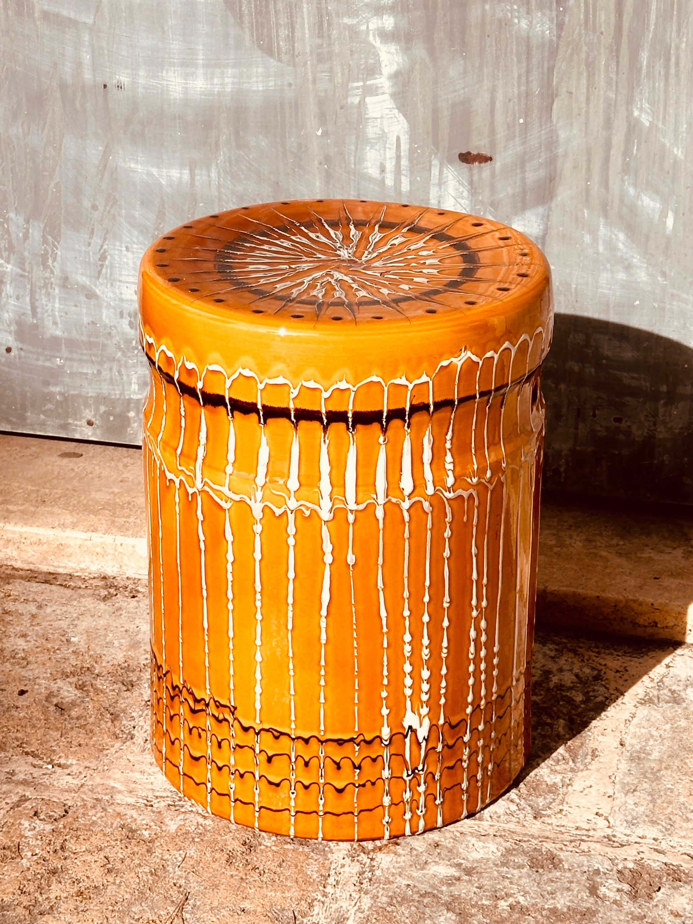Psychodelic Tisch „Fantastico GIA Honey“