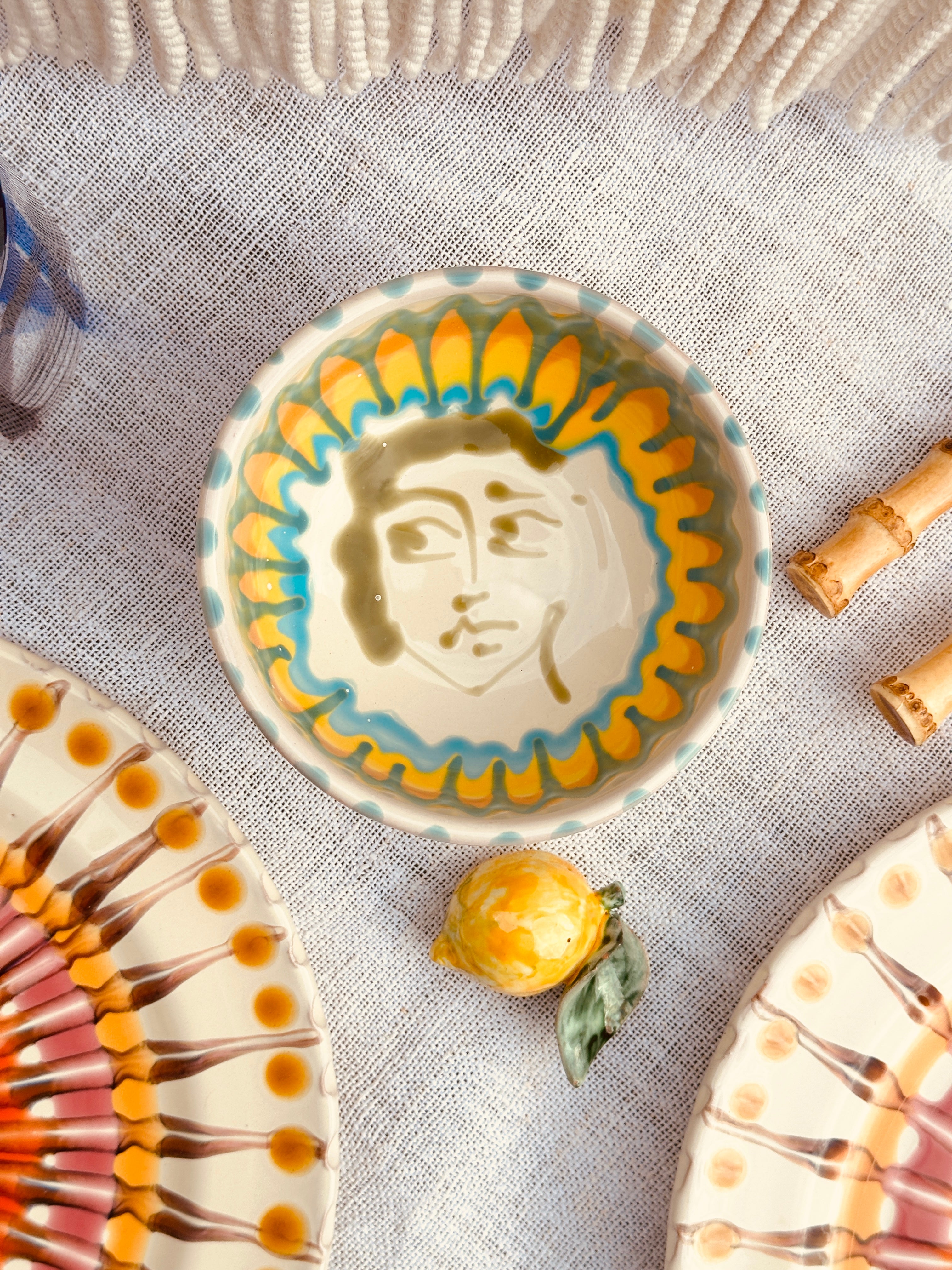 Psychodelic Viso Dessertschale mit Fuß „Gelato Fantastico Uno“