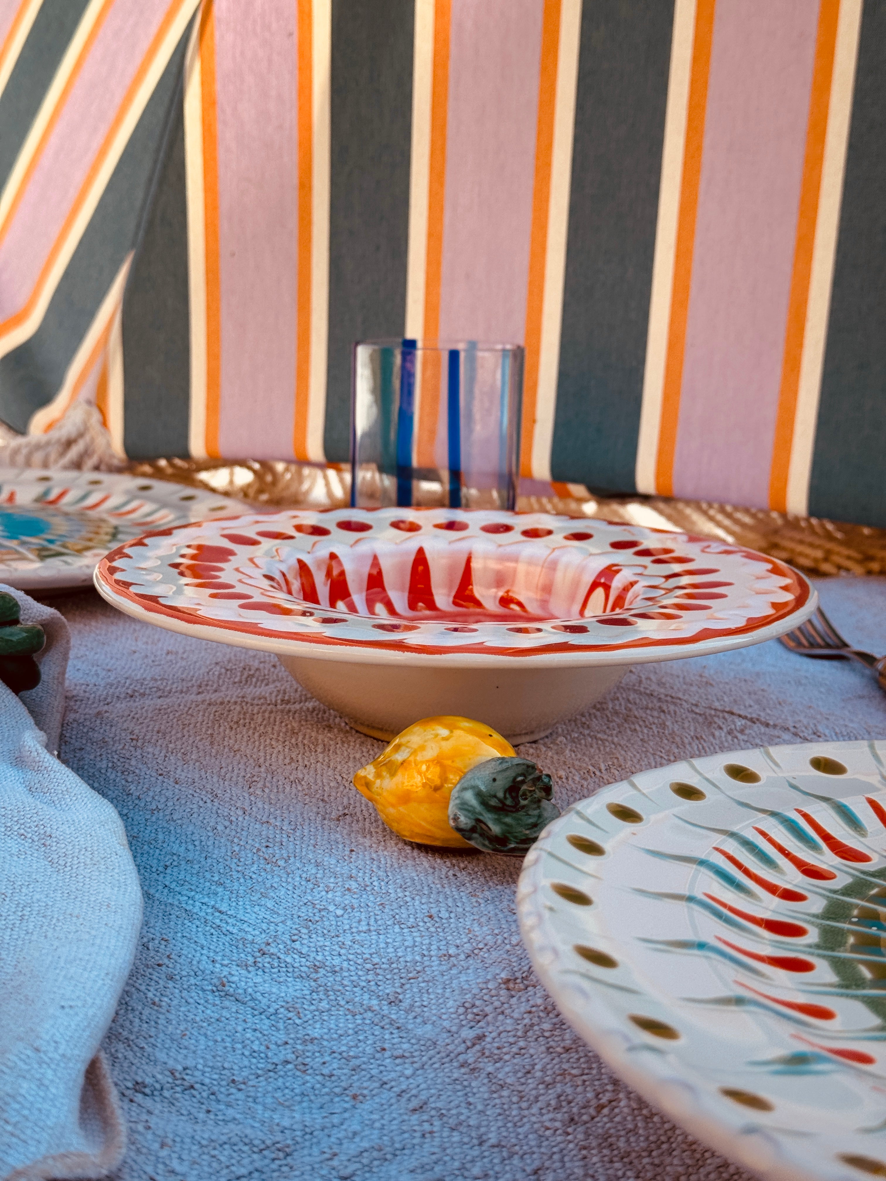 Psychodelic Schale Cappello di Prete 23cm "Einzelstück"