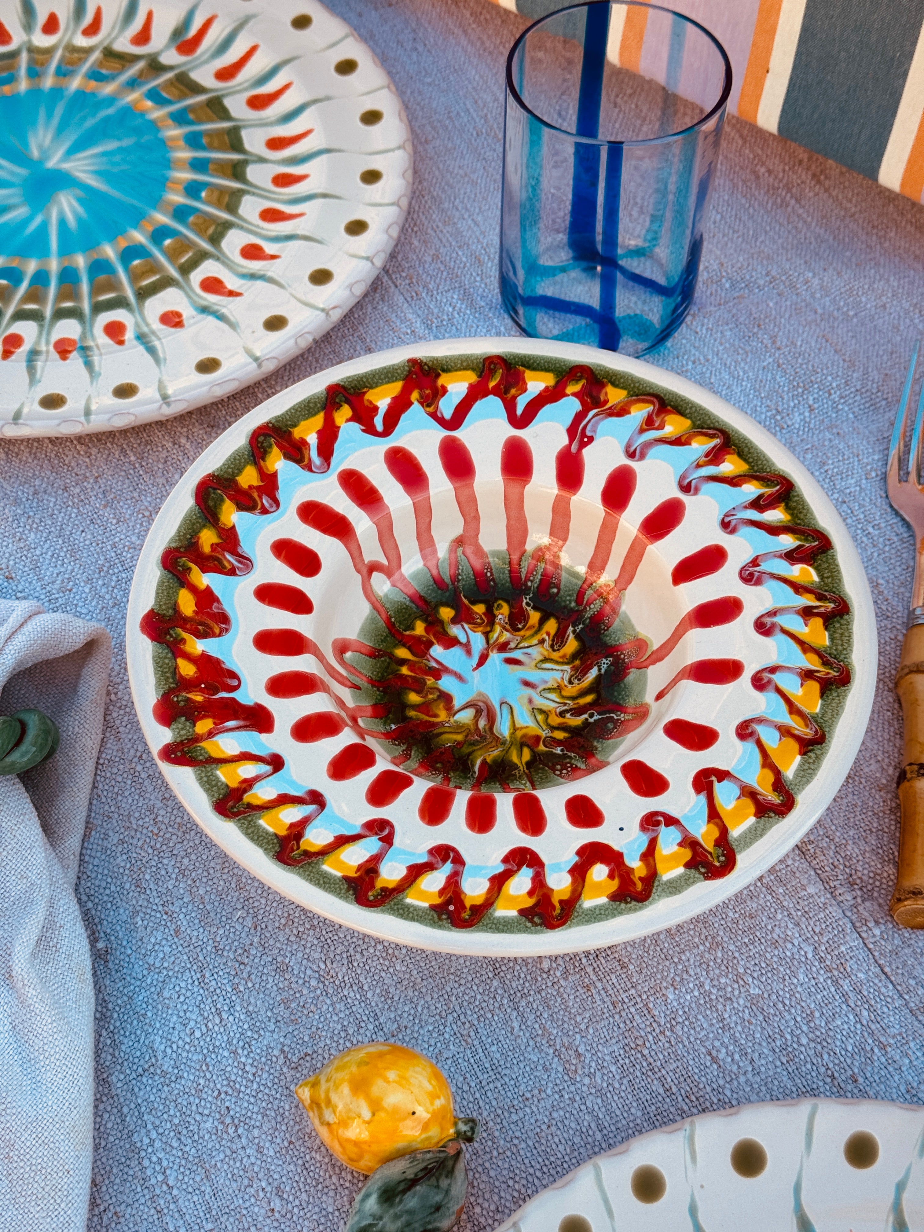 Psychodelic Schale Cappello di Prete 23cm "Einzelstück"