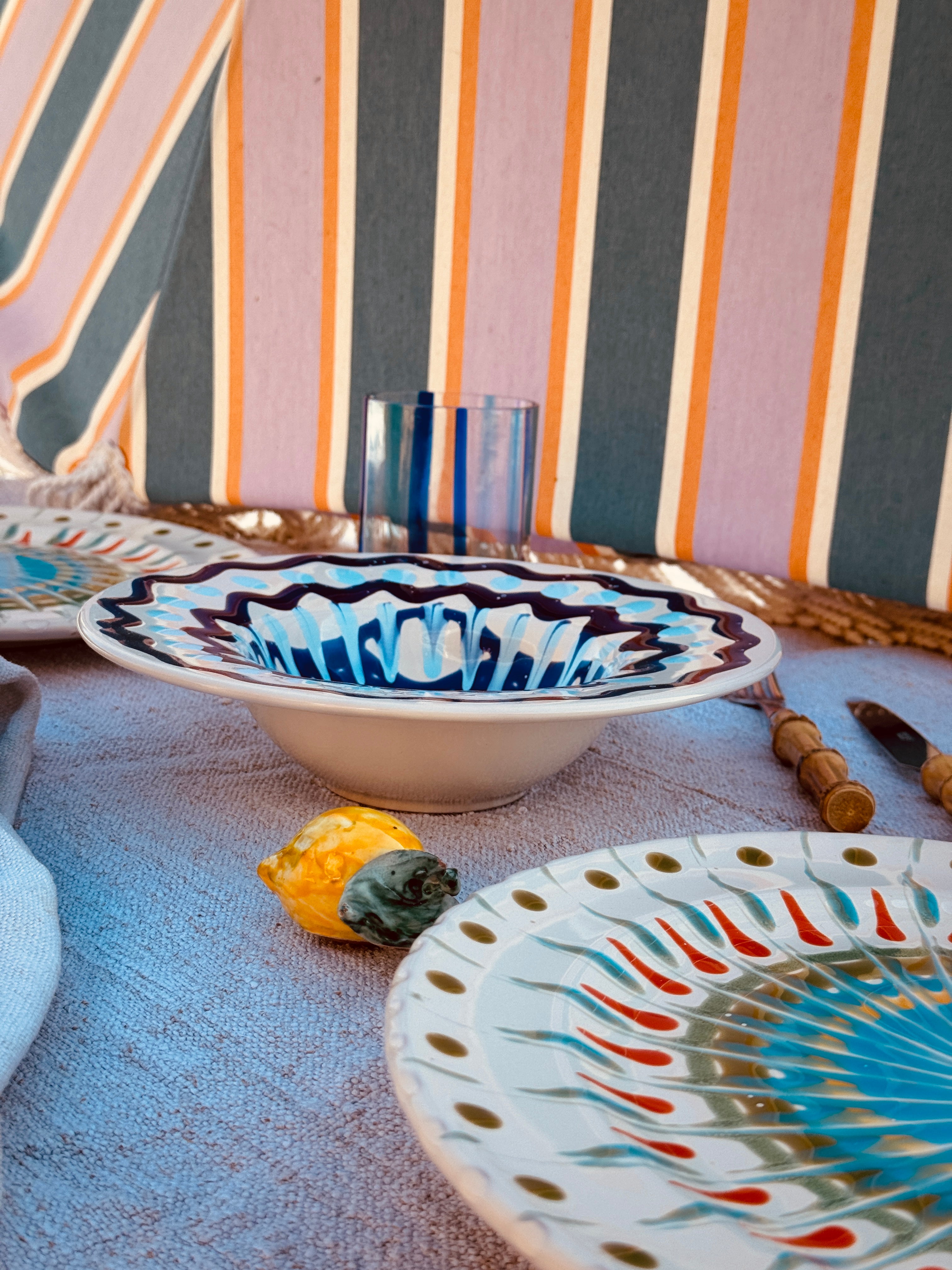 Psychodelic Schale Cappello di Prete 23cm "Einzelstück"