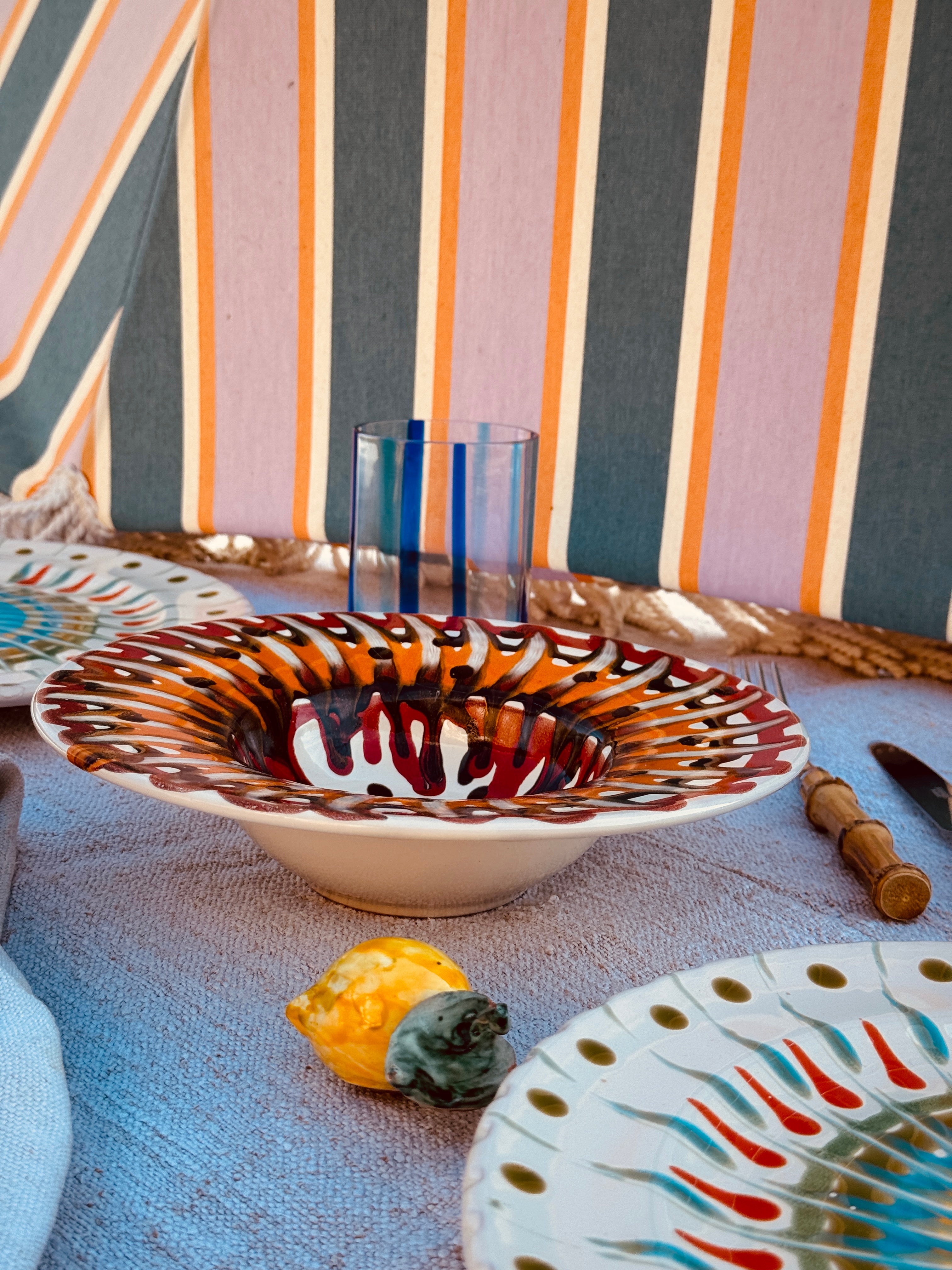 Psychodelic Schale Cappello di Prete 23cm "Einzelstück"