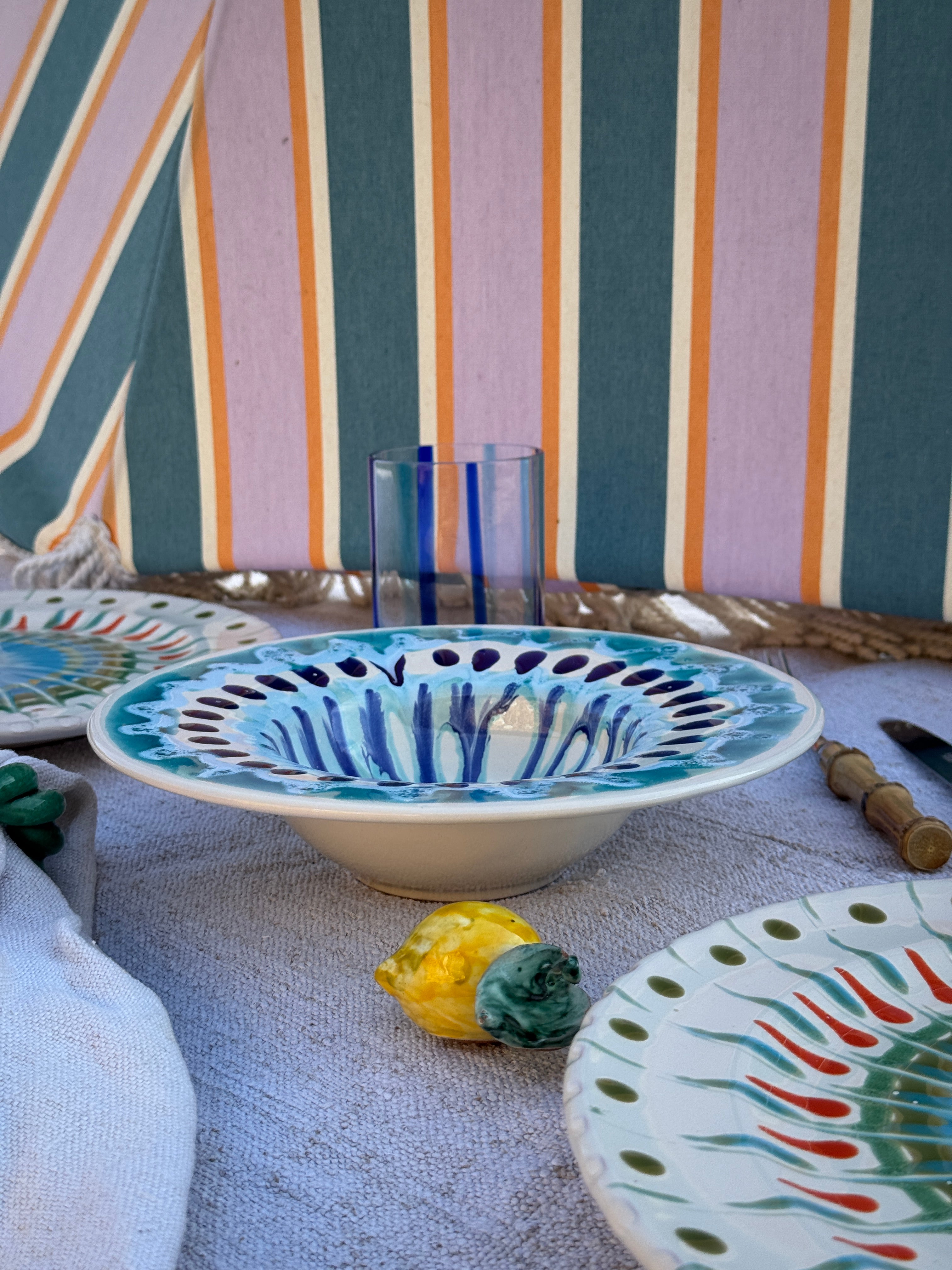 Psychodelic Schale Cappello di Prete 23cm "Einzelstück"