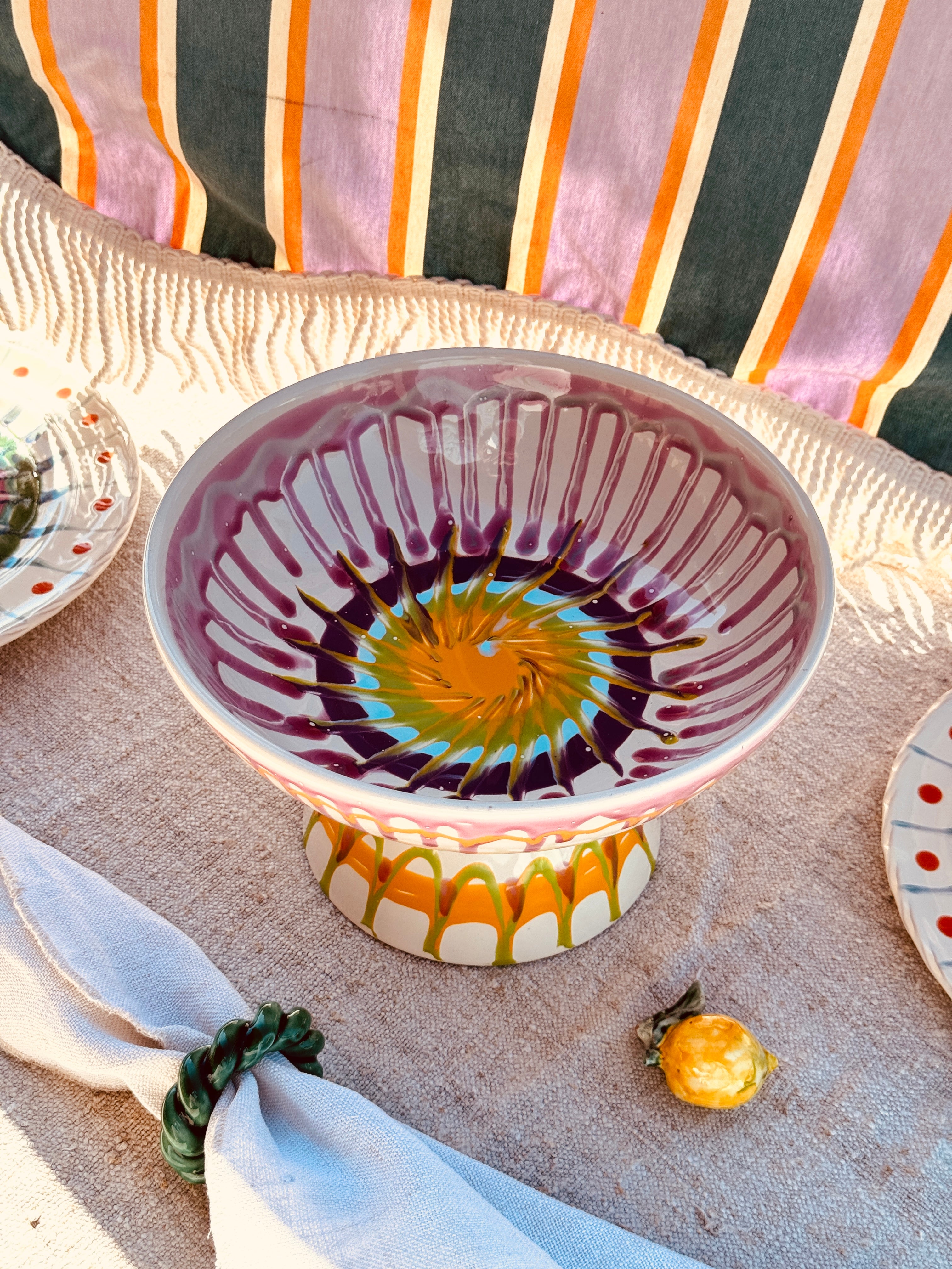 Psychodelic High Bowl - 26cm "Piccolo Mondo"